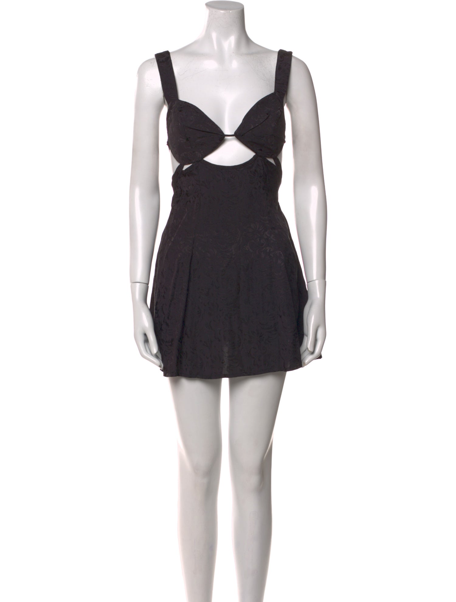 For Love & Lemons V-Neck Mini Dress