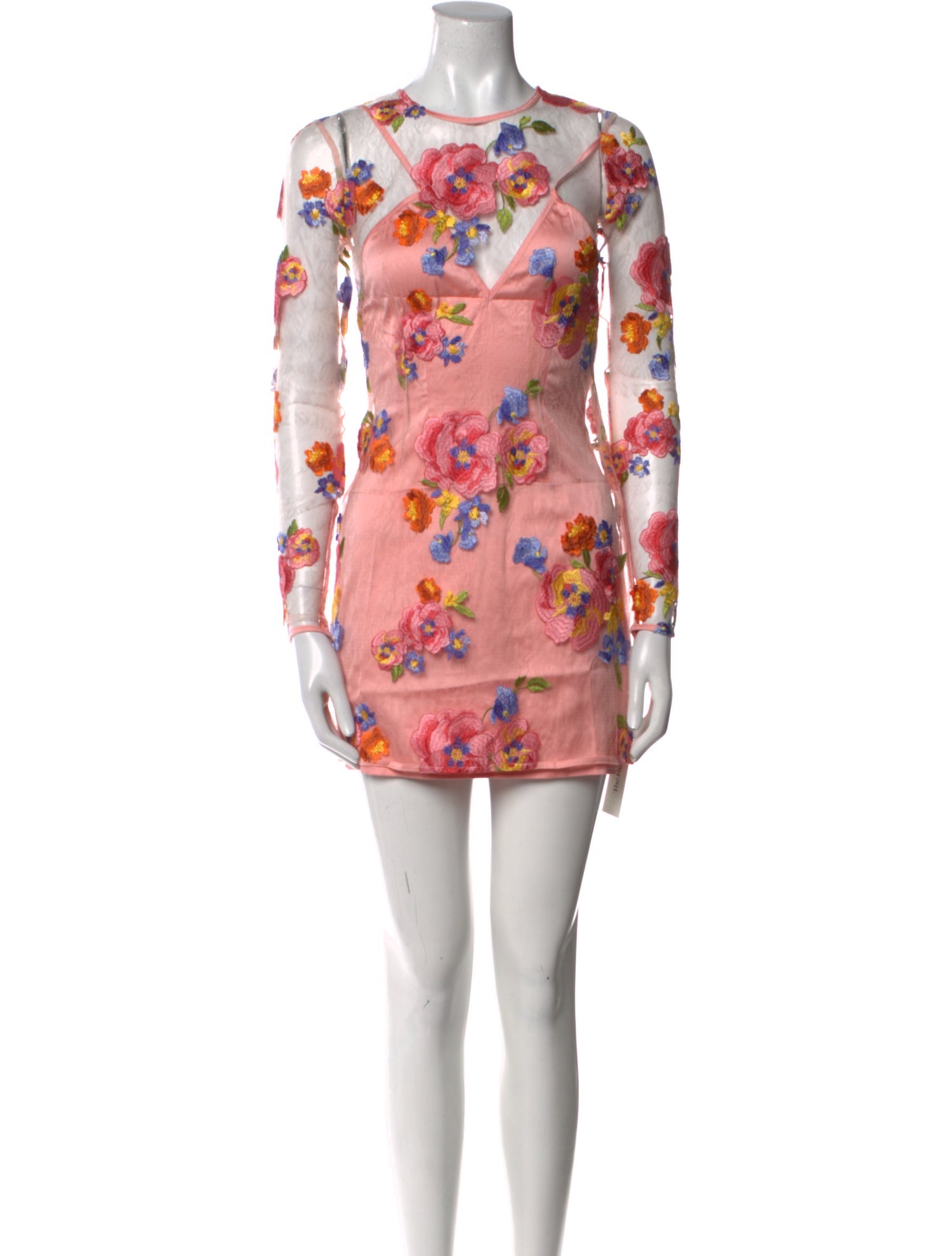 For Love & Lemons Printed Mini Dress