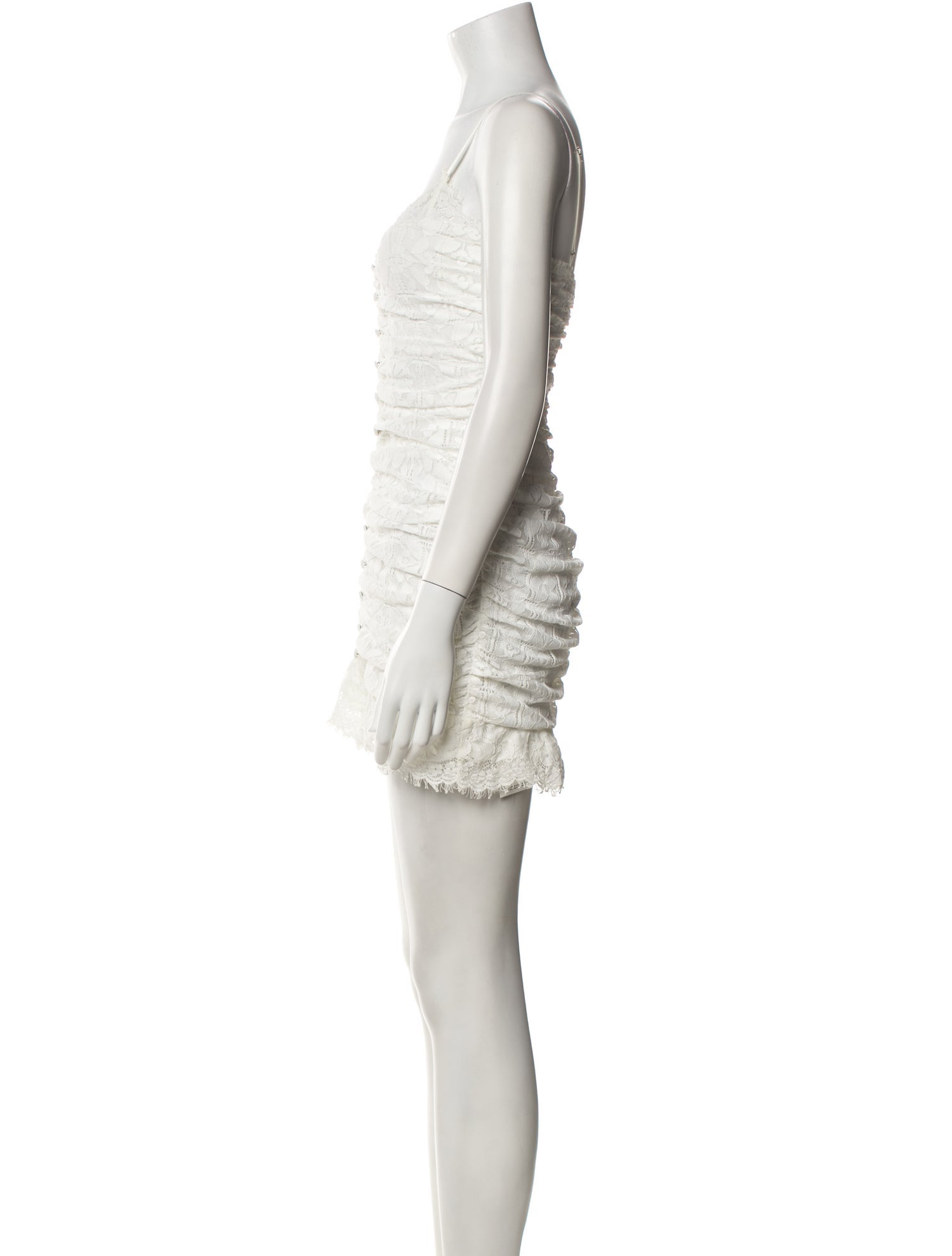 For Love & Lemons V-Neck Mini Dress