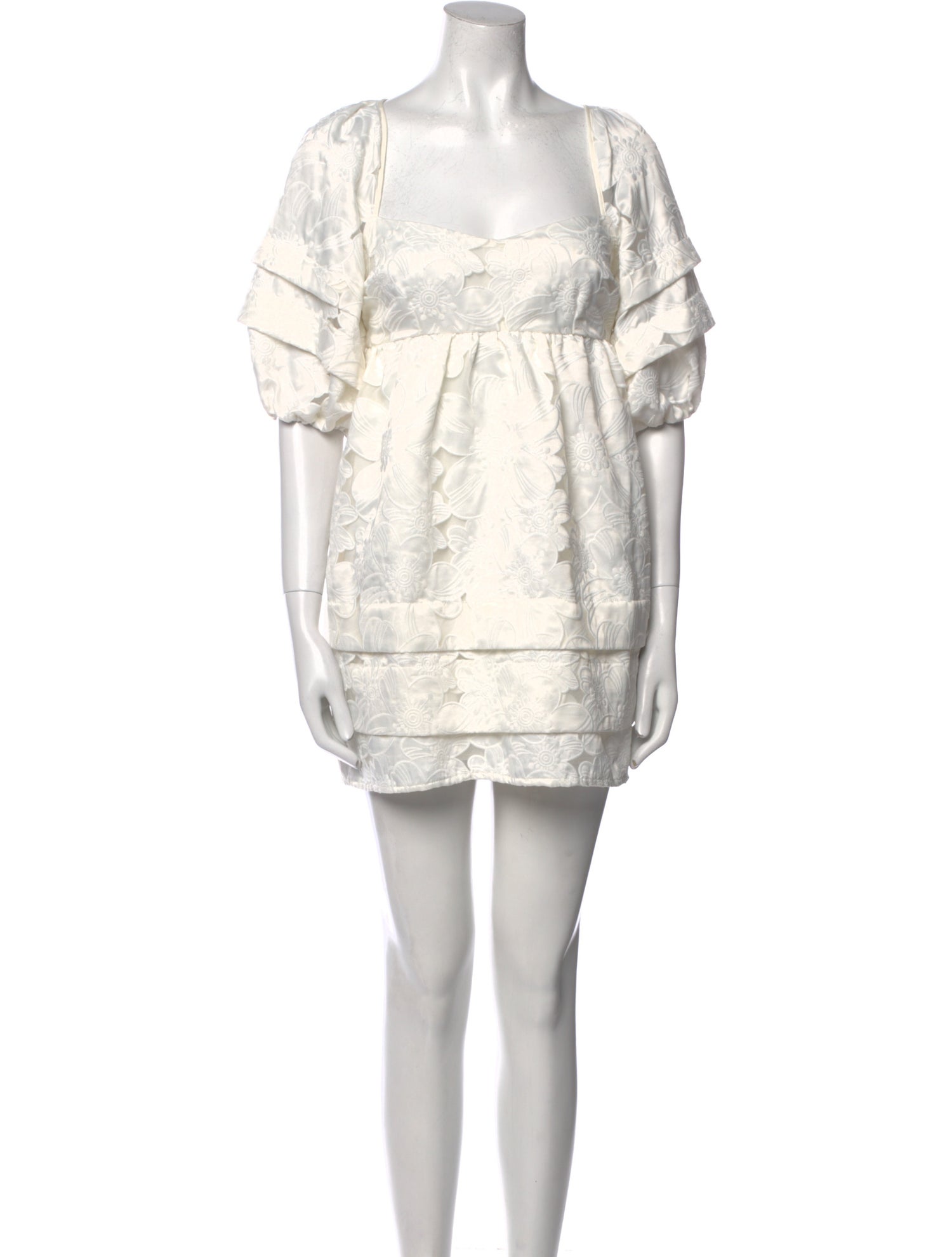 For Love & Lemons Square Neckline Mini Dress