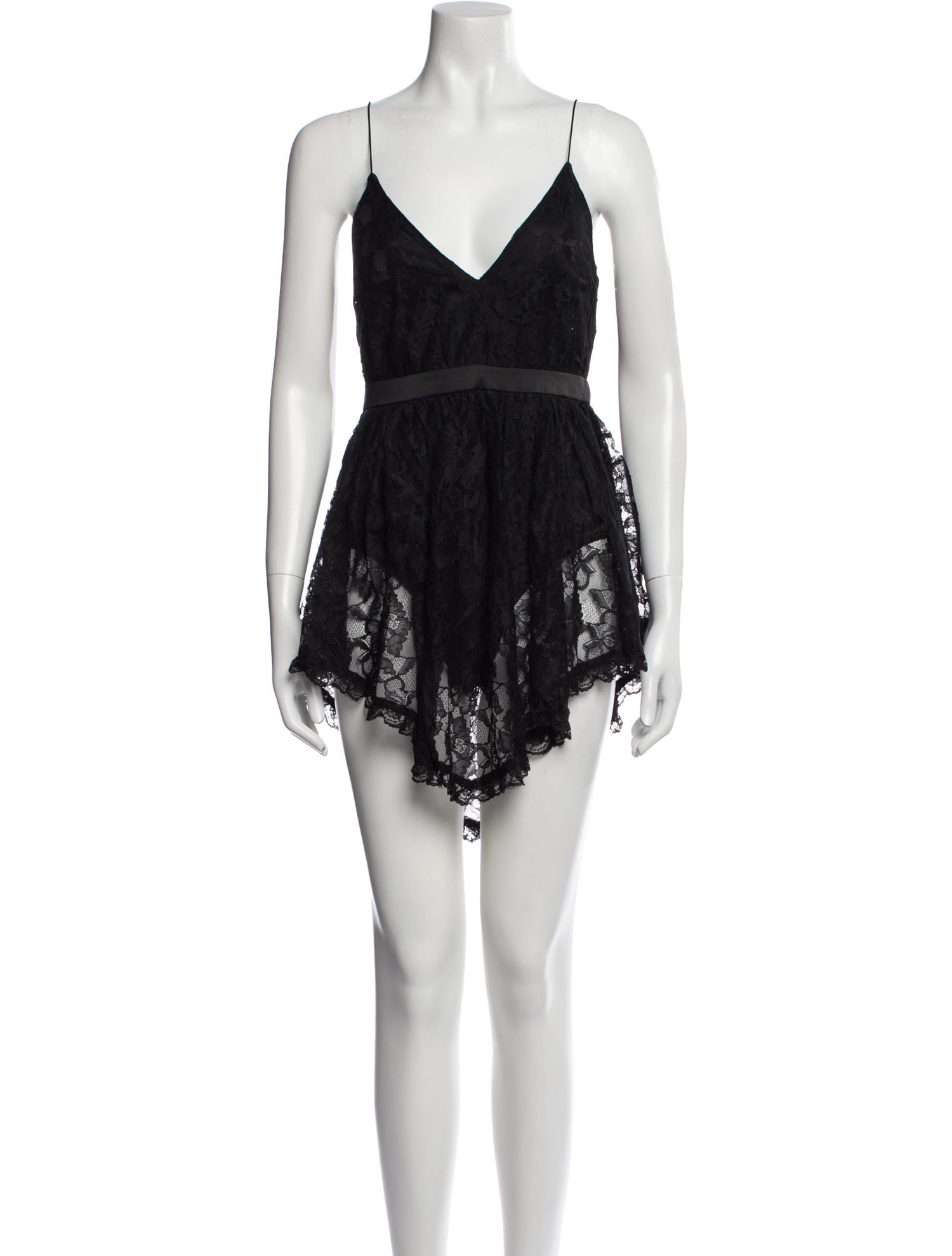For Love & Lemons Lace Pattern Mini Dress