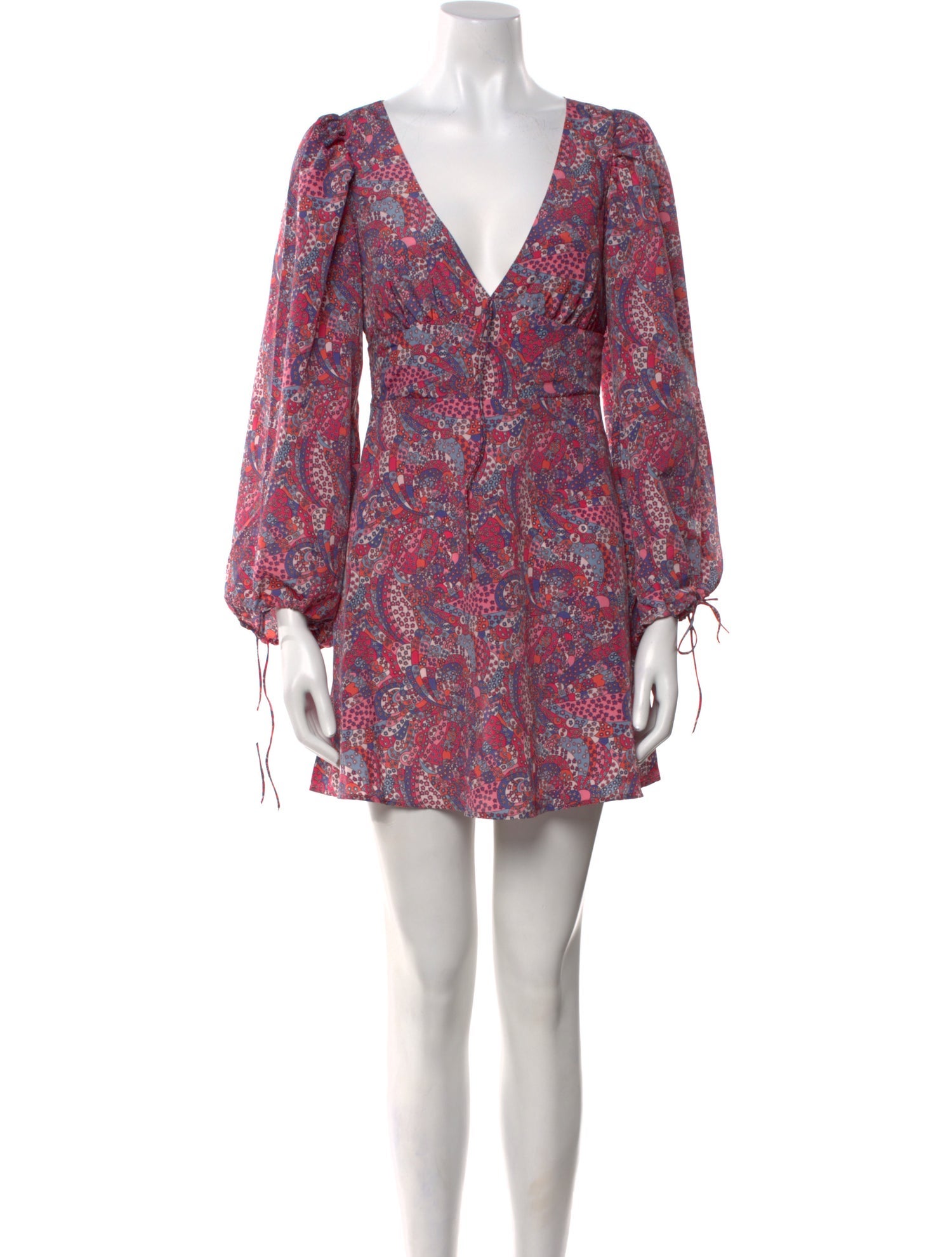 For Love & Lemons Floral Print Mini Dress w/ Tags