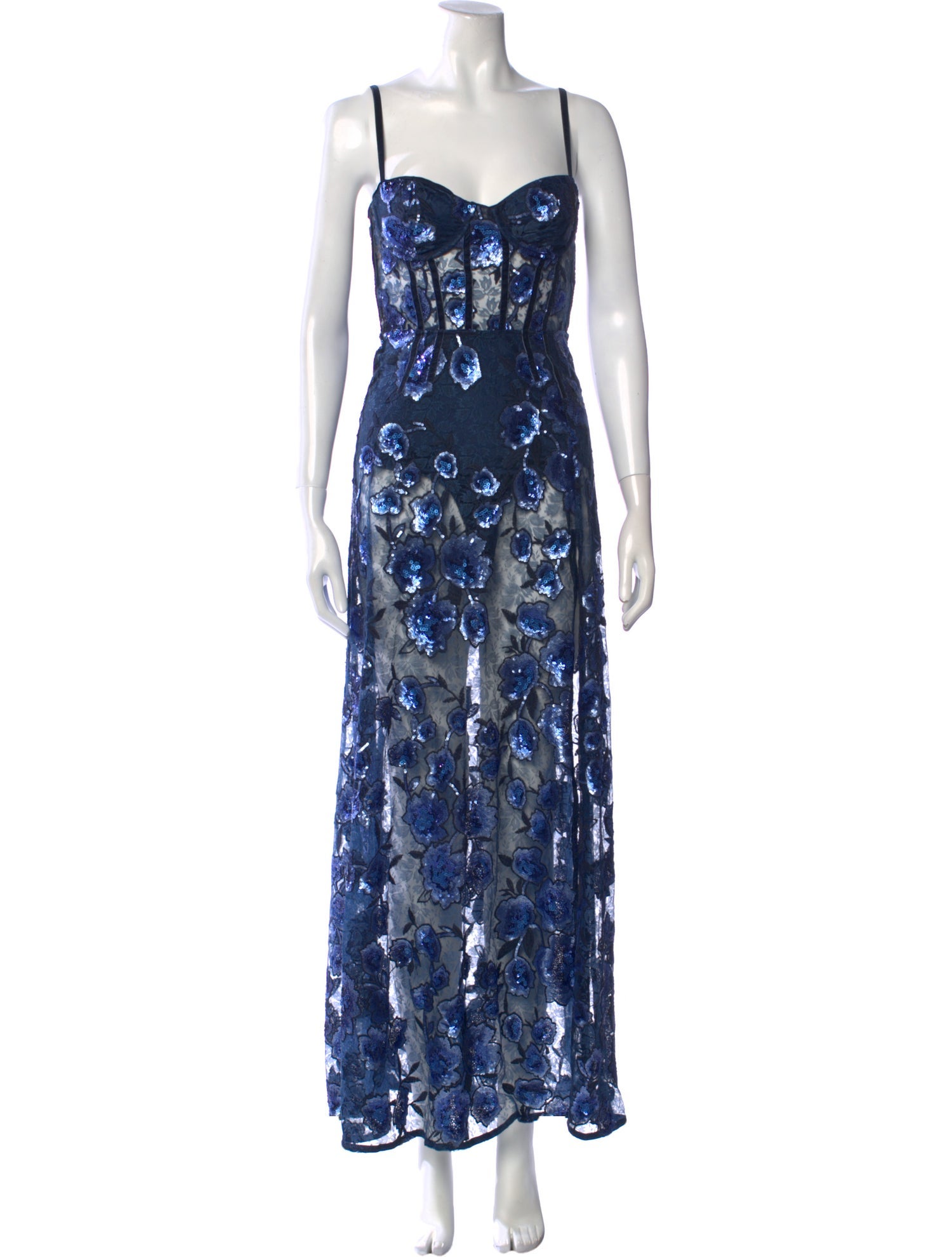 For Love & Lemons Floral Print Long Dress