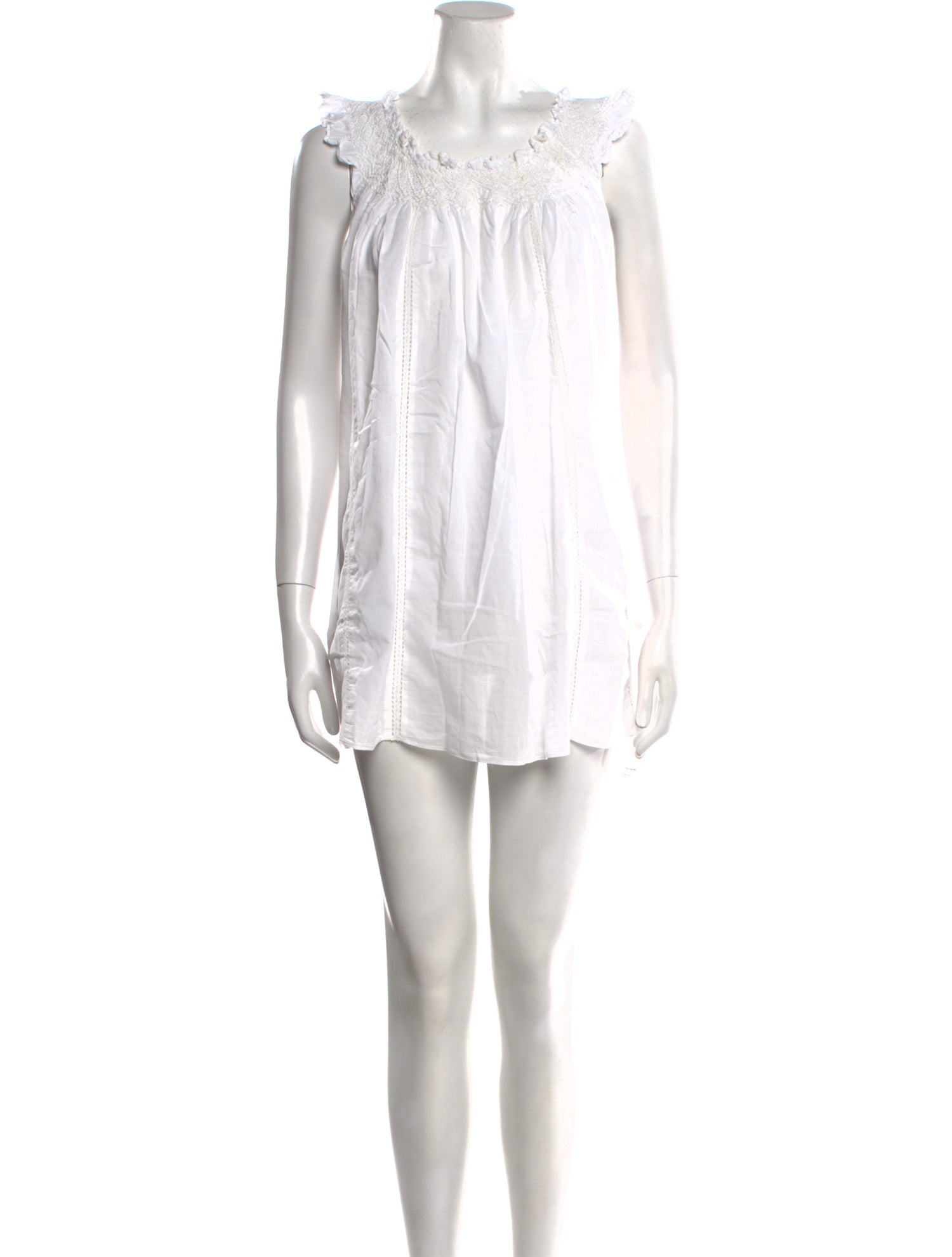 For Love & Lemons Scoop Neck Mini Dress