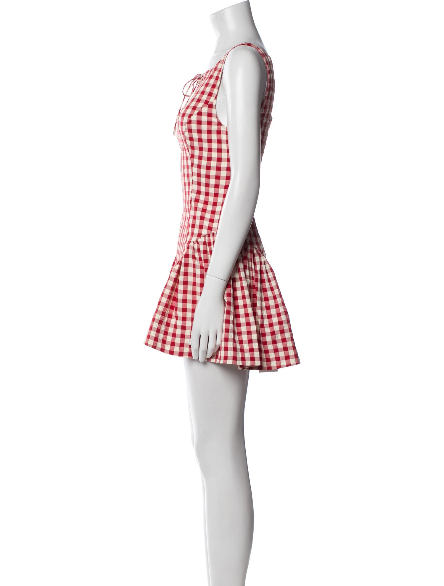 For Love & Lemons Plaid Print Mini Dress w/ Tags