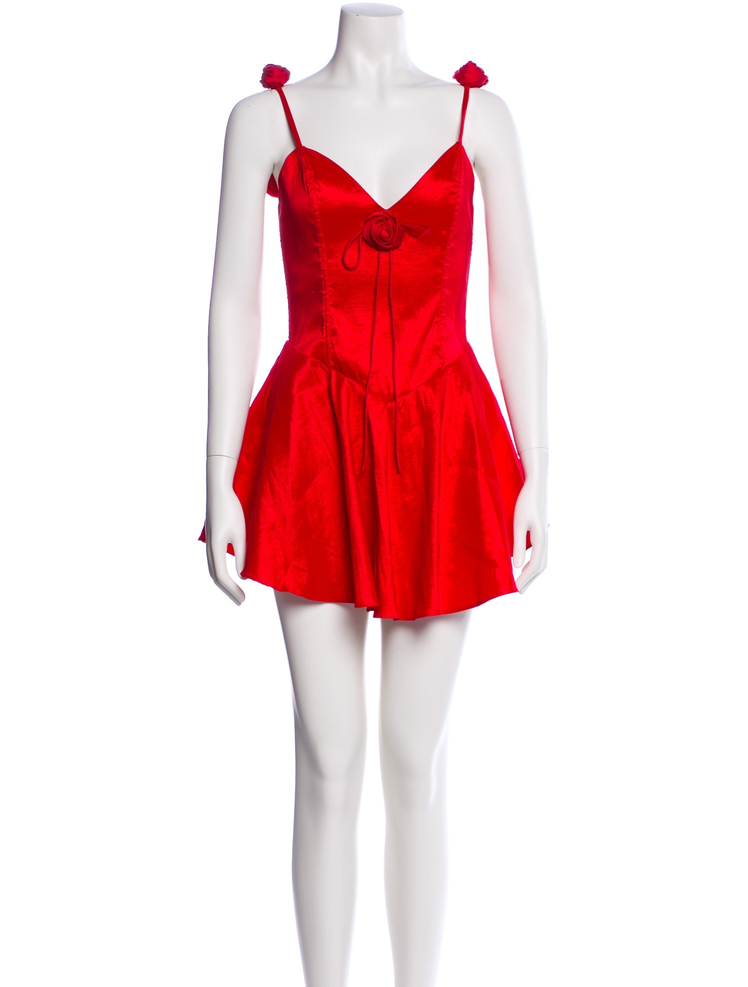 For Love & Lemons V-Neck Mini Dress