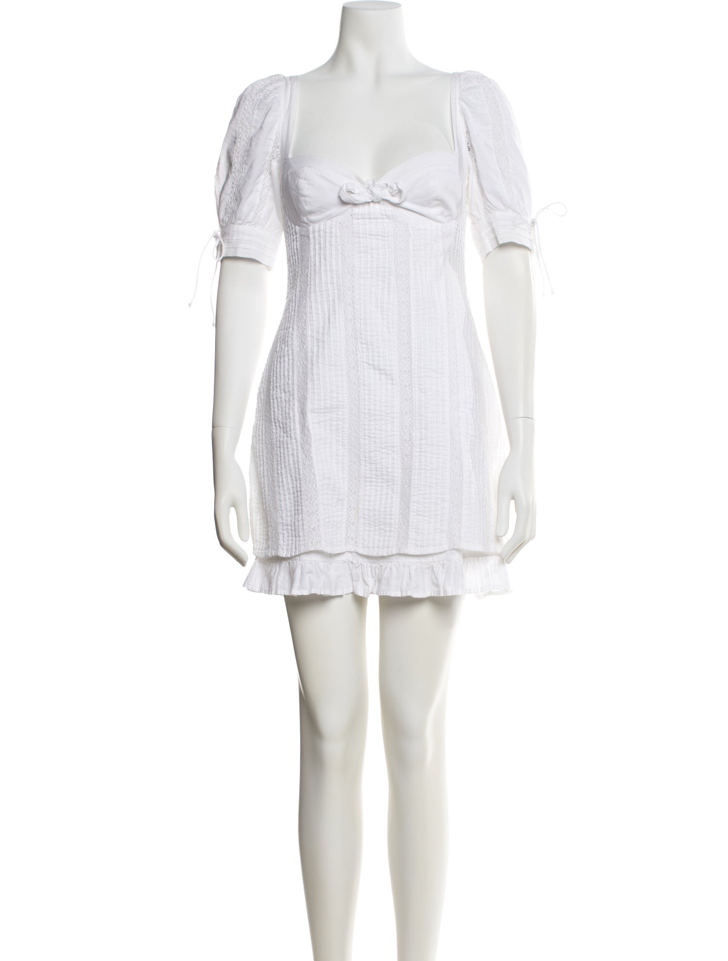 For Love & Lemons Square Neckline Mini Dress