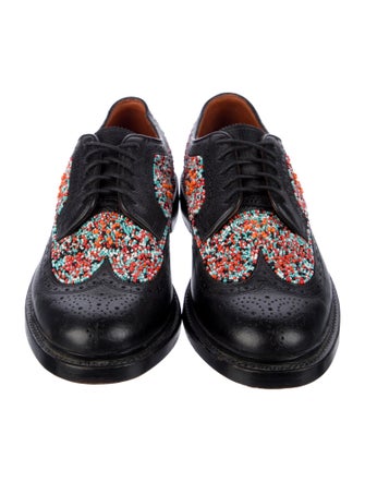Florsheim x Duckie Brown Leather Patterned Brogues
