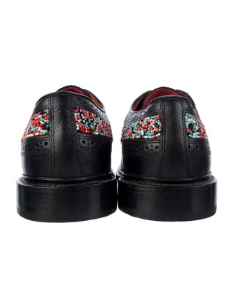 Florsheim x Duckie Brown Leather Patterned Brogues