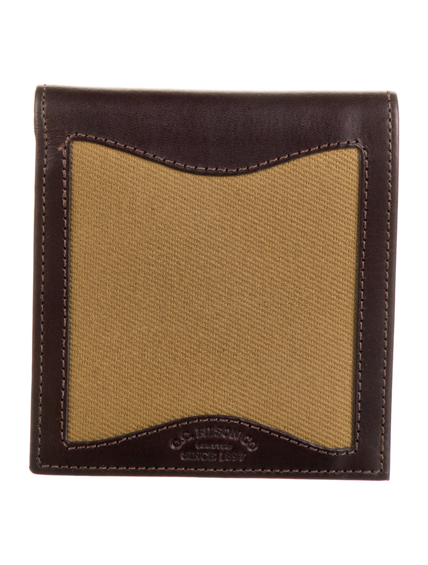 Filson Leather Printed Wallet Brown Wallets, Accessories WFLSN22414