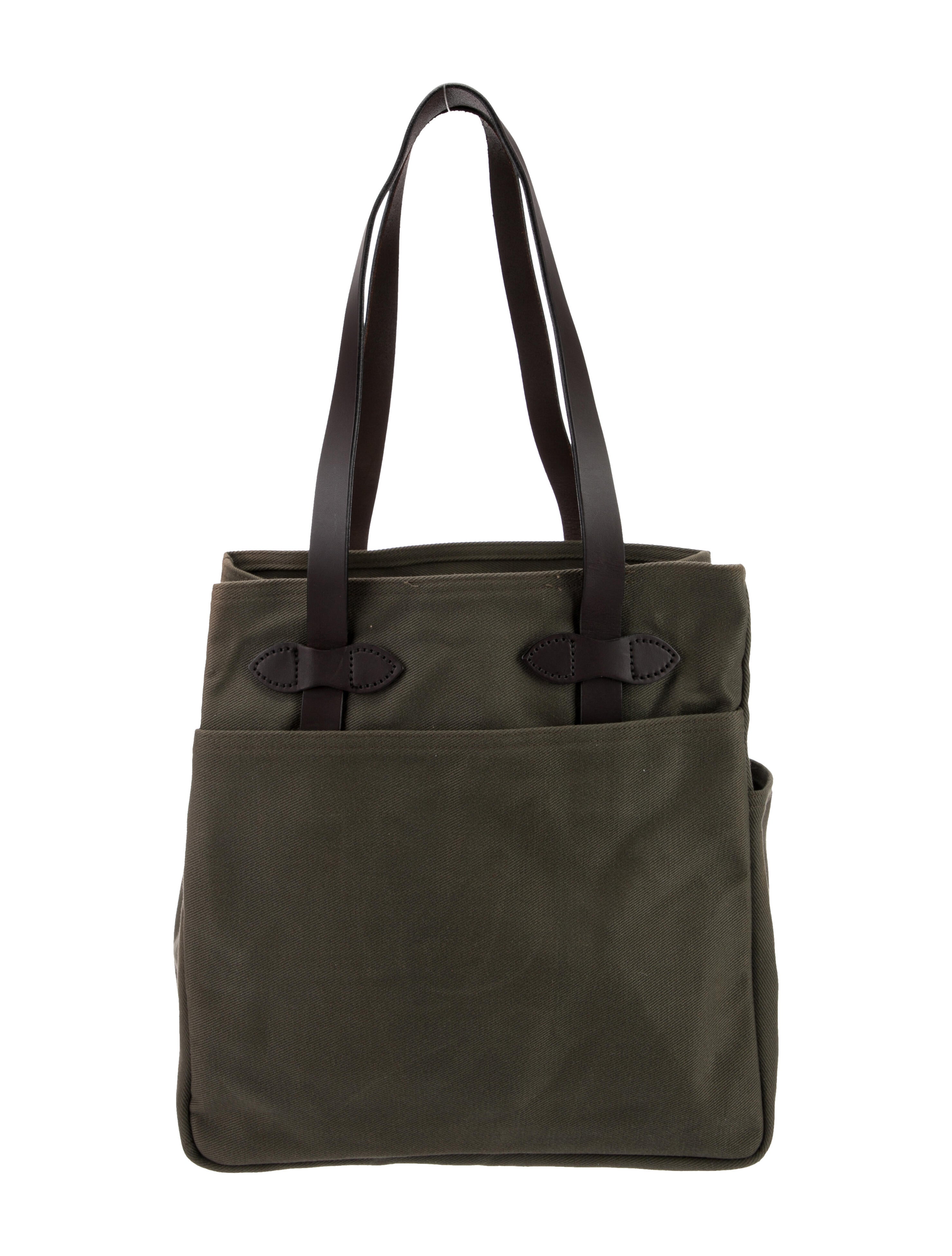 Filson Canvas Tote Bag Green Totes, Bags WFLSN23143 The RealReal