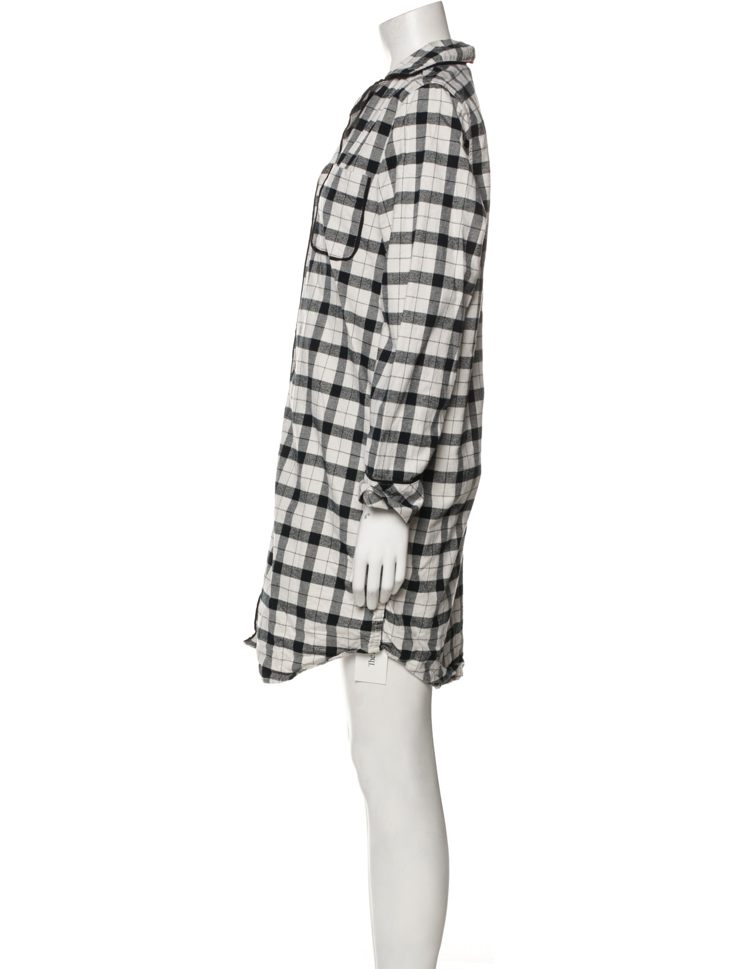Filson Plaid Print Mini Dress