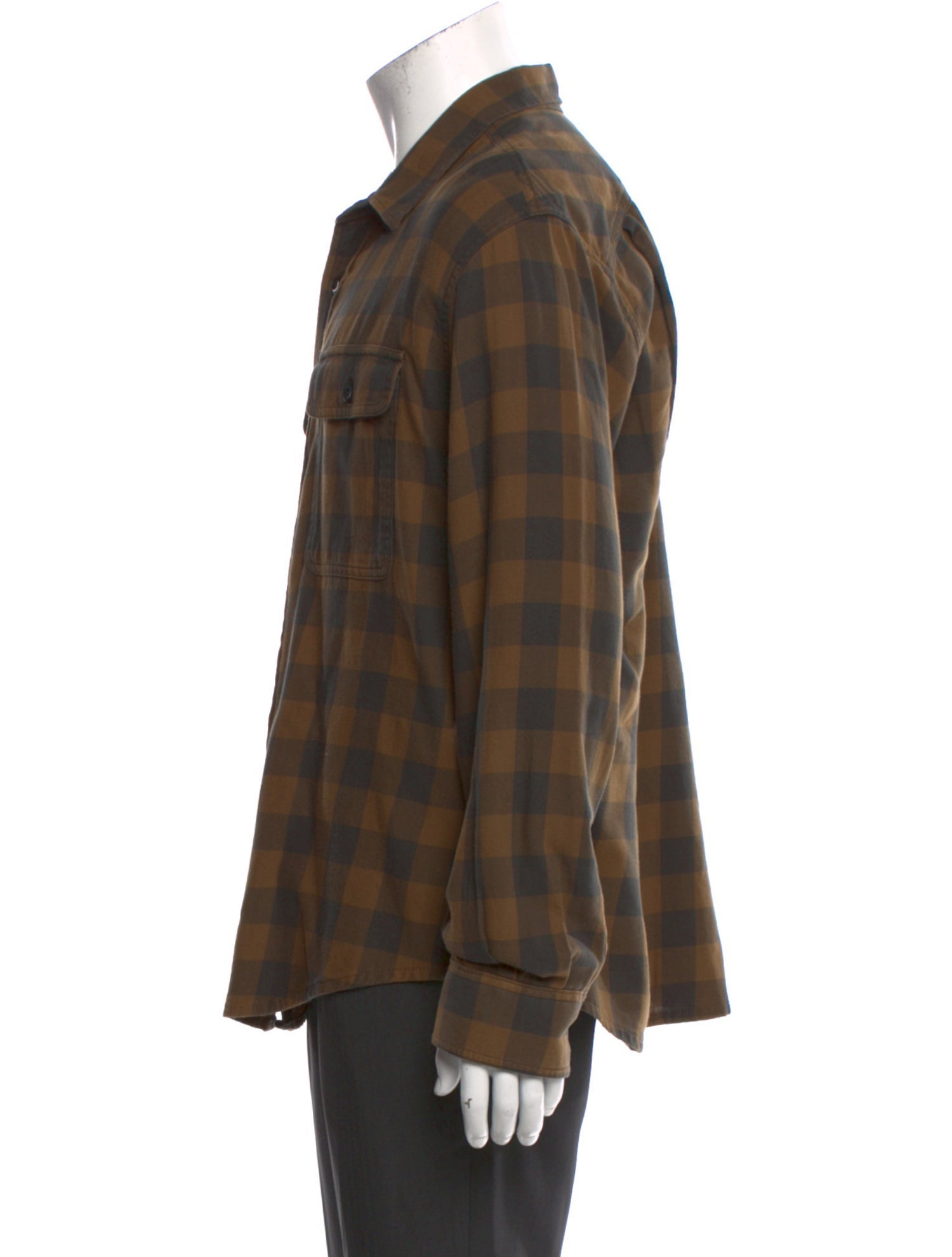 Filson Plaid Print Long Sleeve Western Shirt