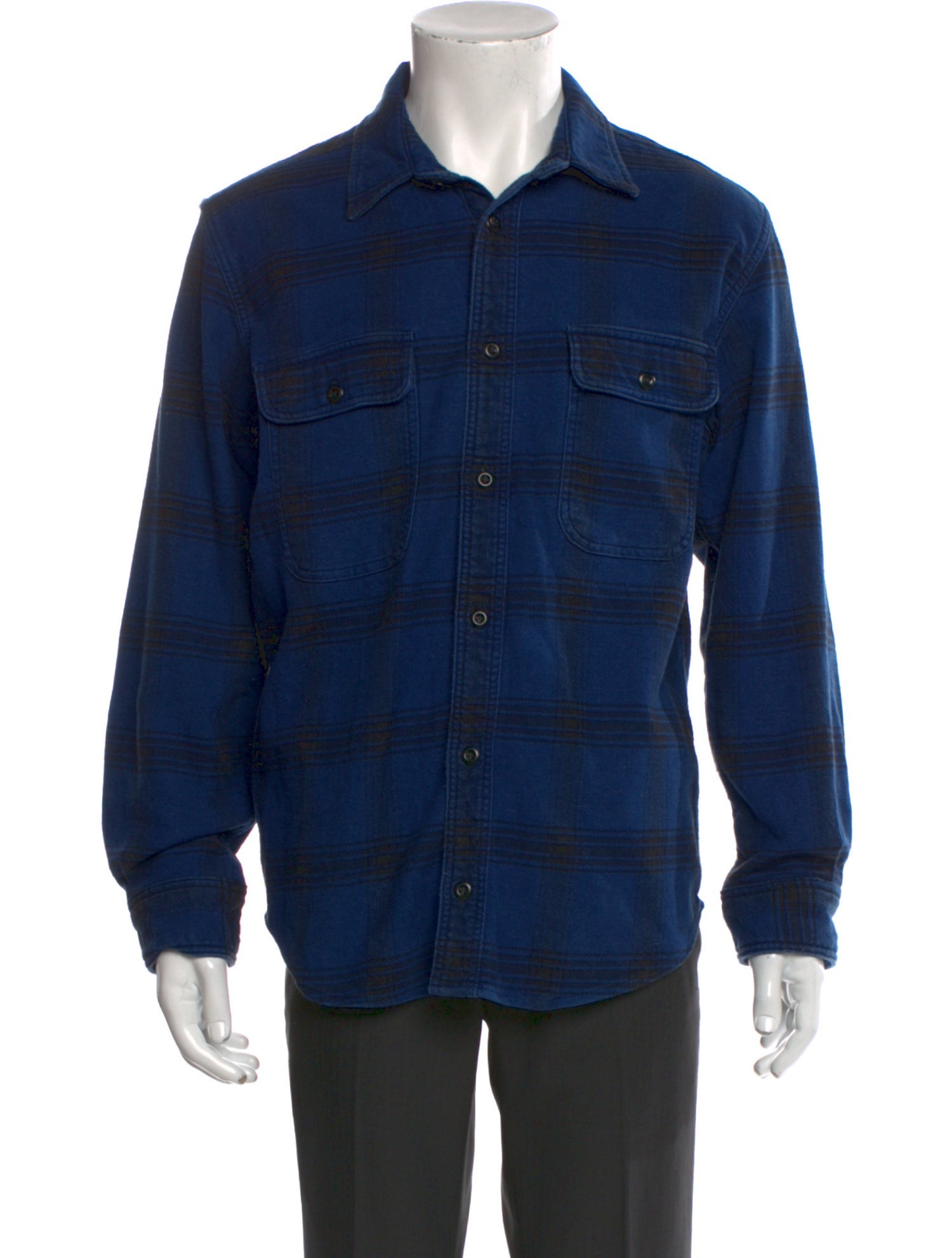 Filson Plaid Print Long Sleeve Western Shirt