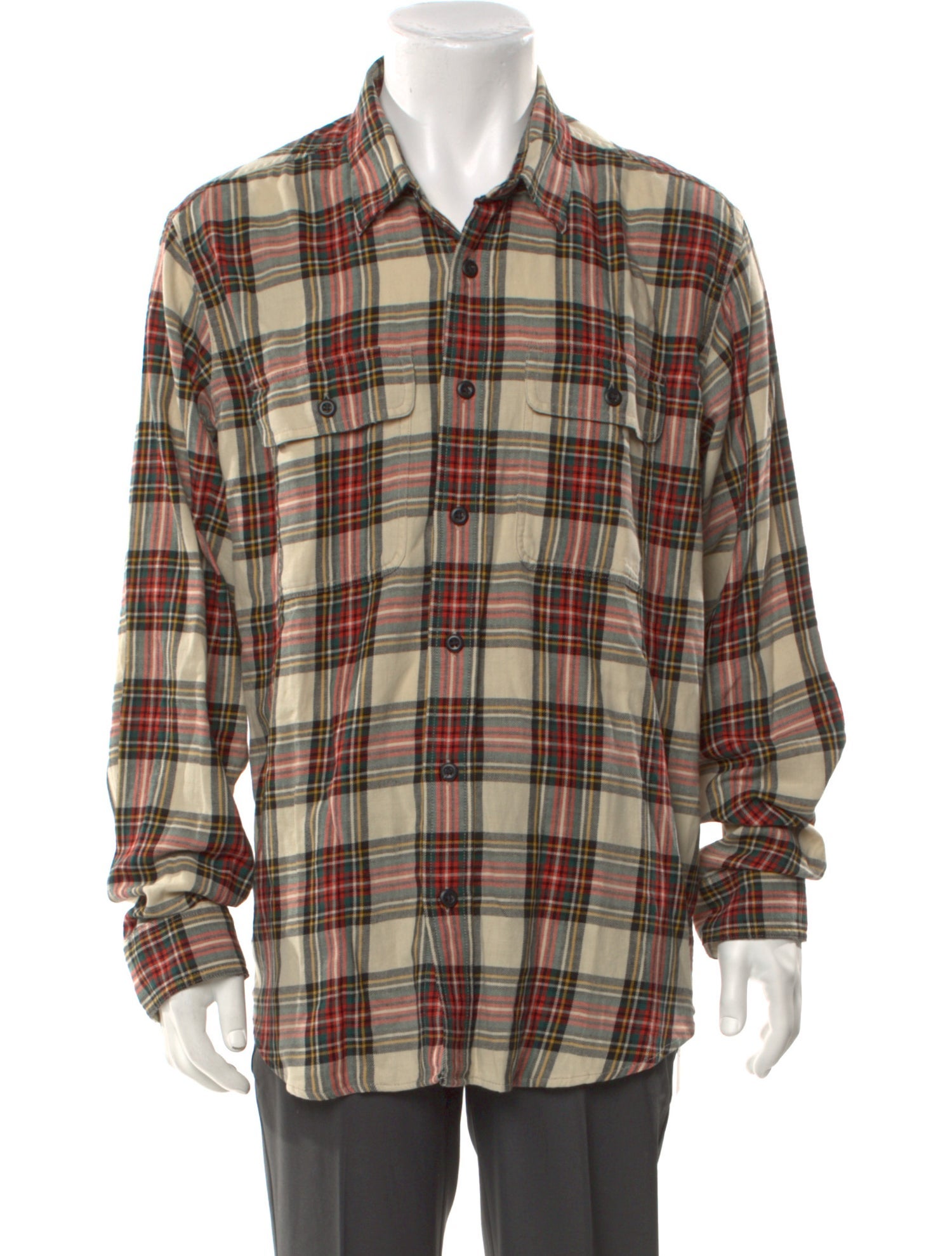 Filson Plaid Print Long Sleeve Shirt