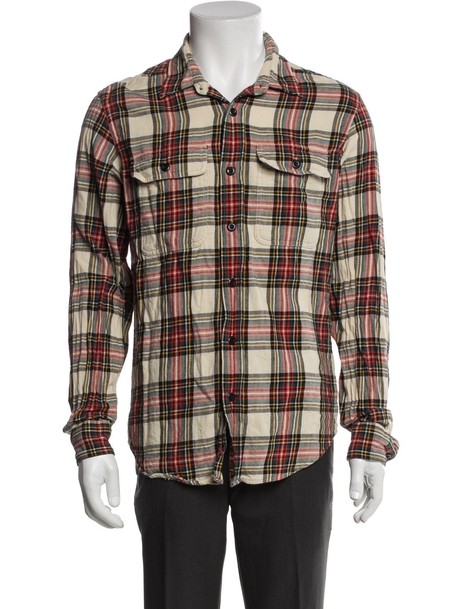 Filson Plaid Print Long Sleeve Shirt