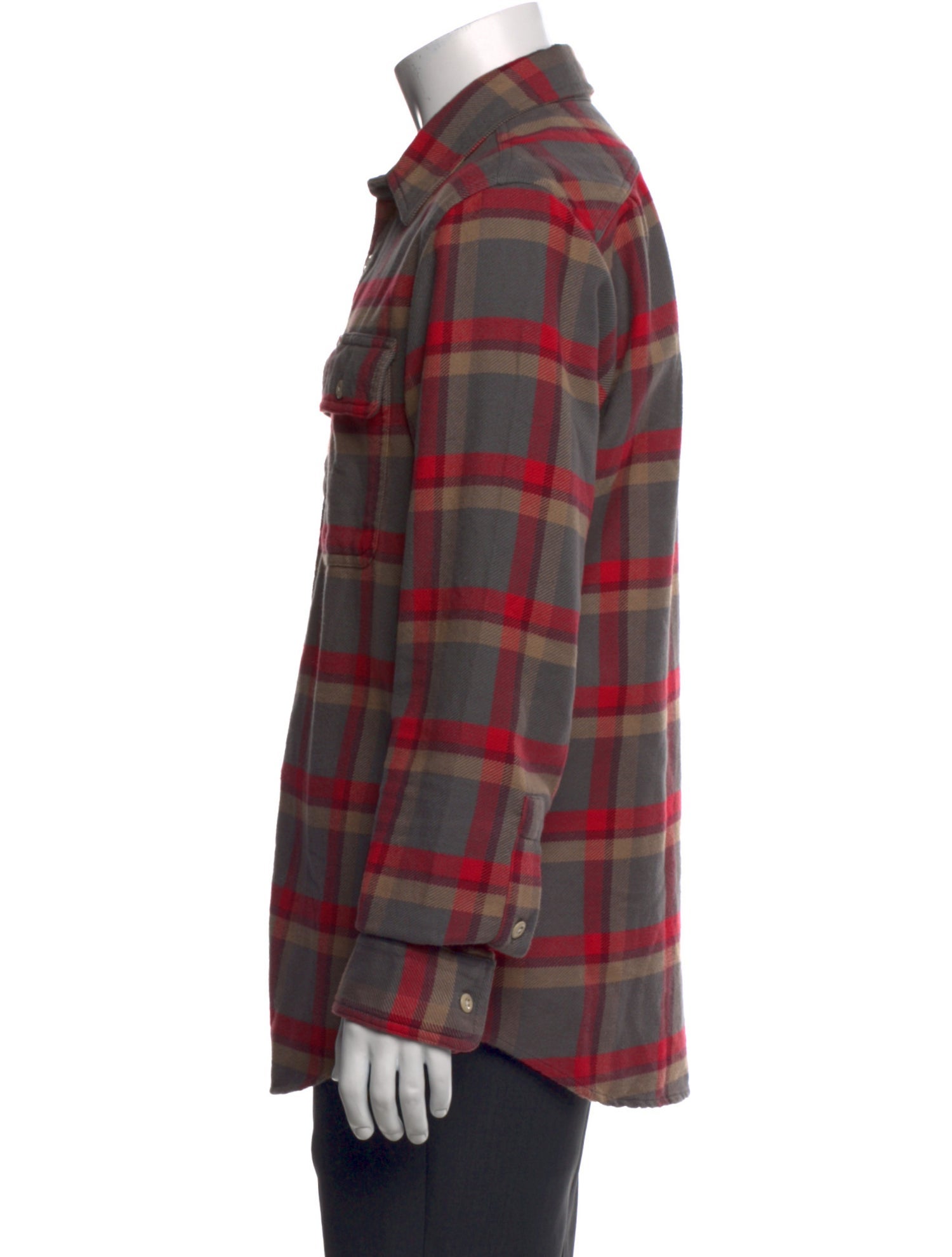 Filson Plaid Print Long Sleeve Shirt