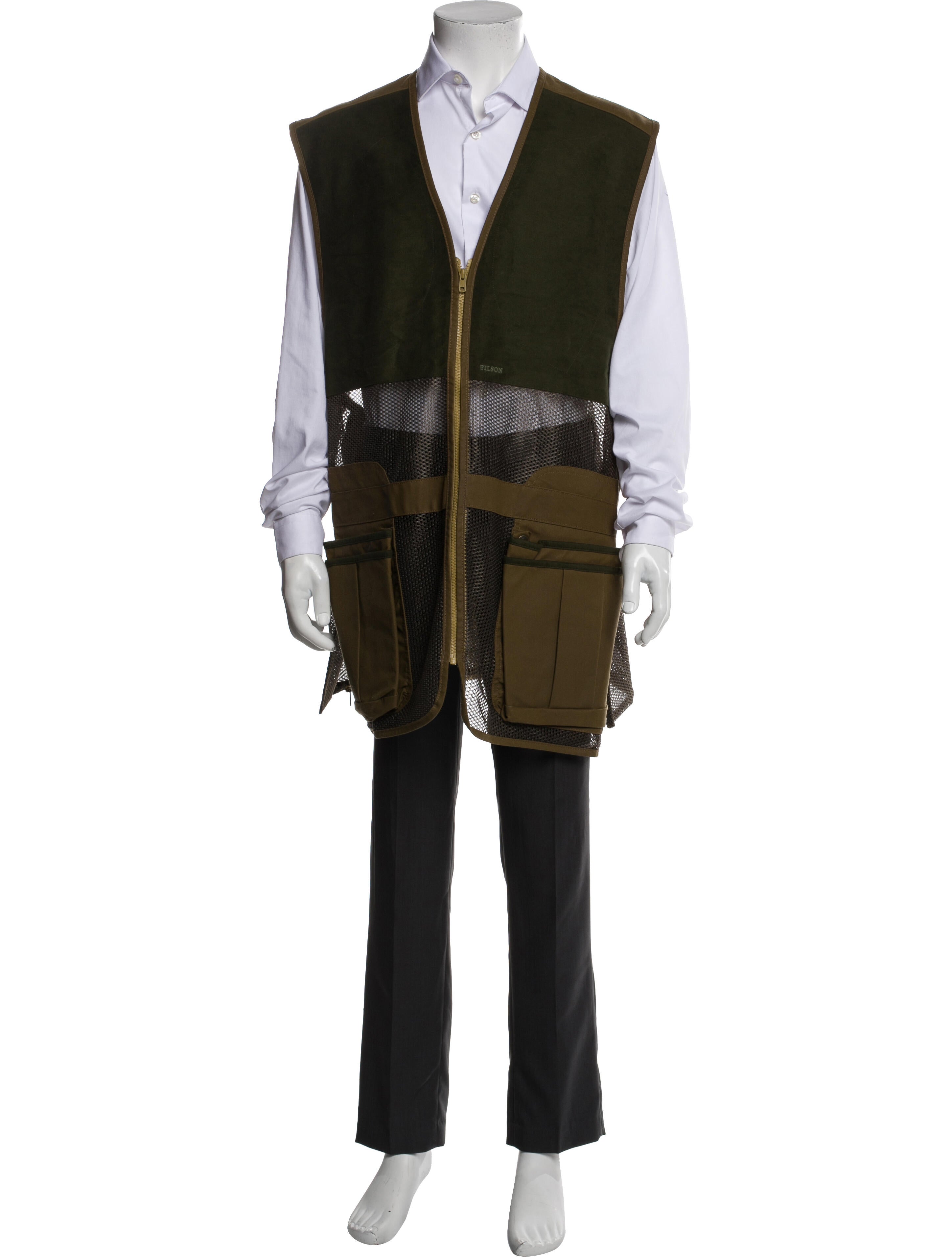 Filson Colorblock Pattern Vest w/ Tags