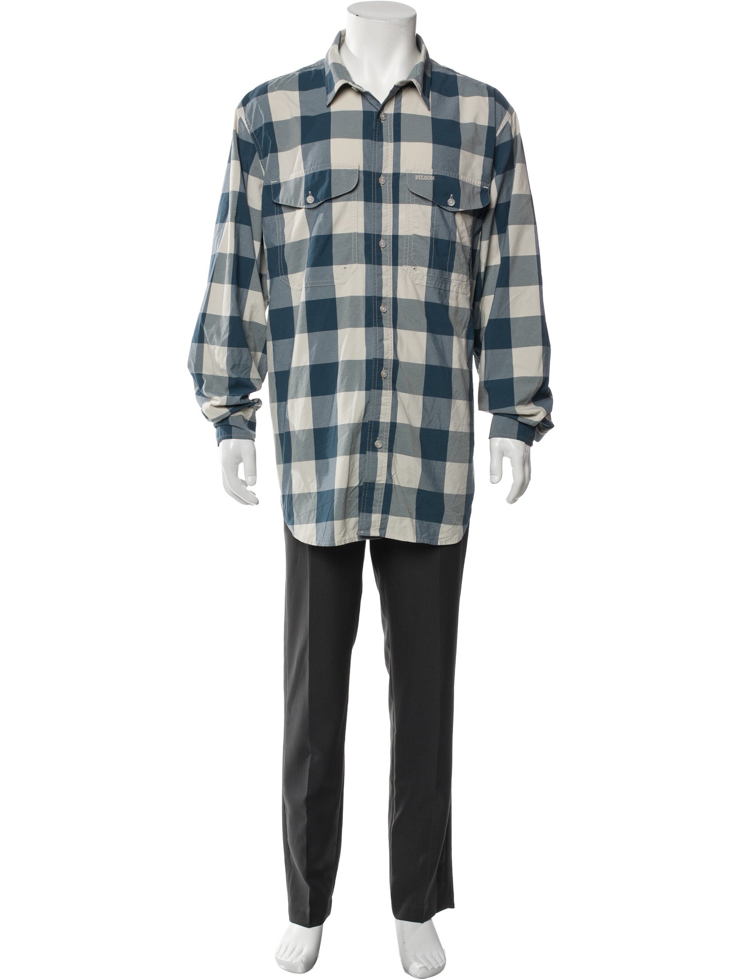 Filson Plaid Print Long Sleeve Shirt