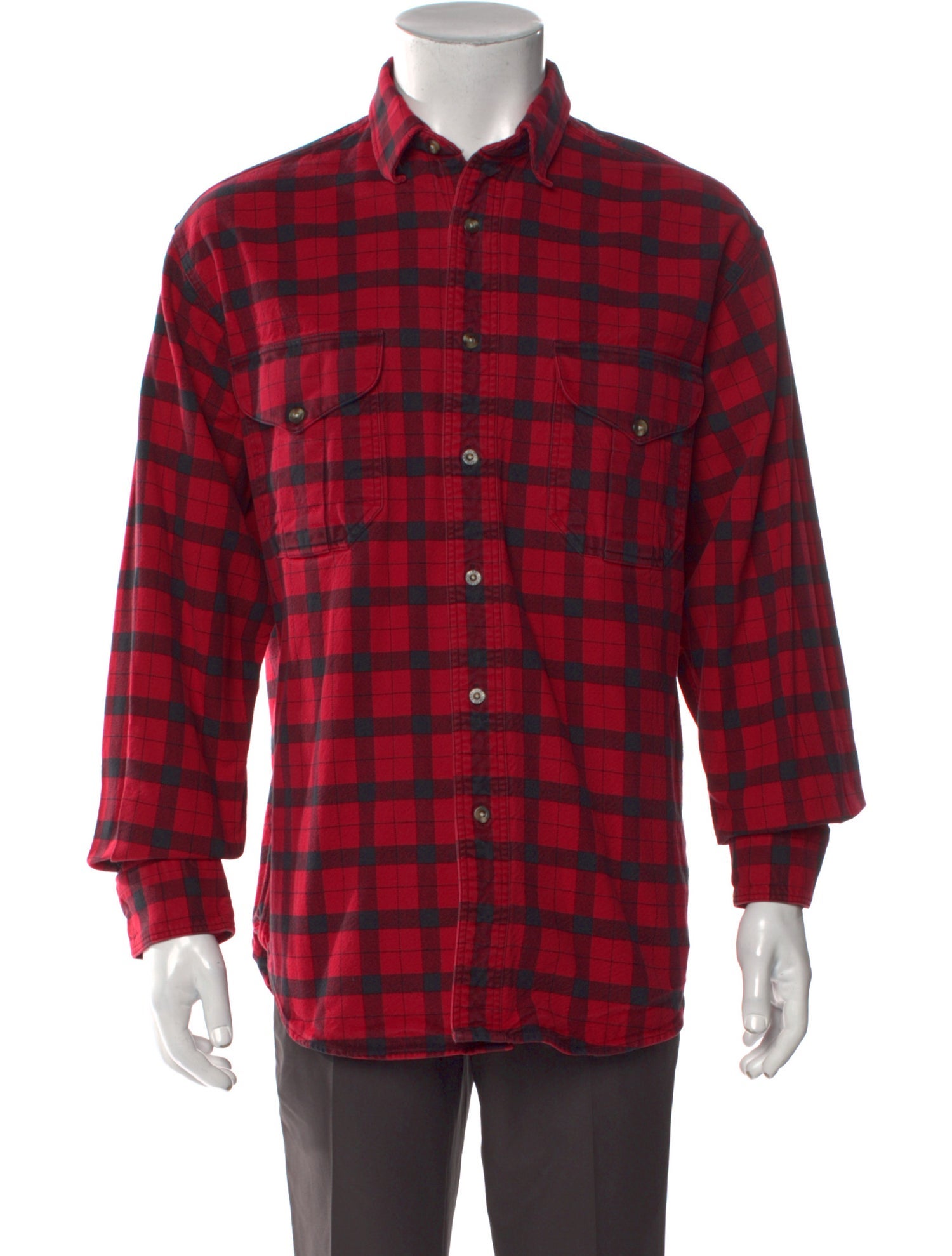 Filson Plaid Print Long Sleeve Shirt