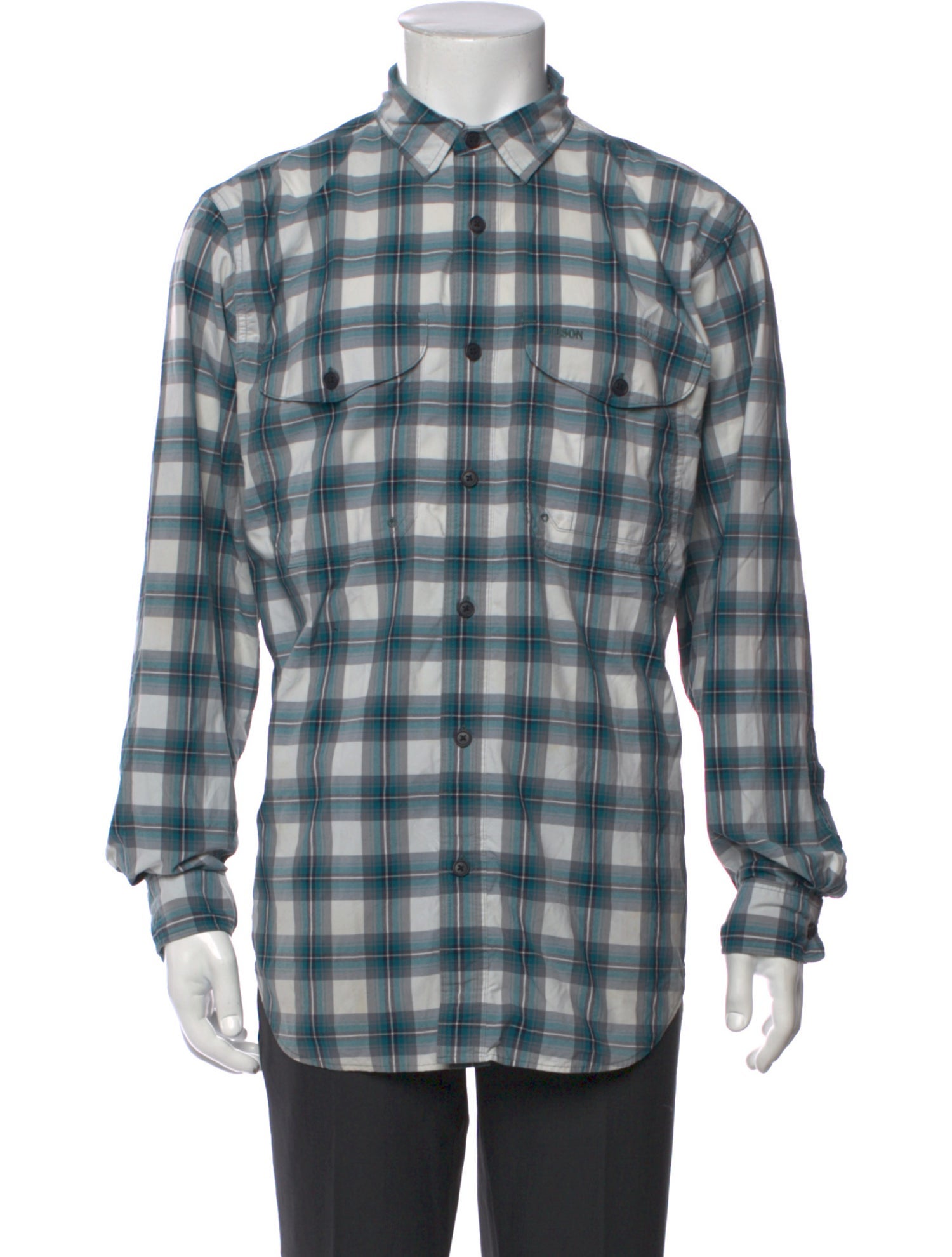 Filson Plaid Print Long Sleeve Shirt