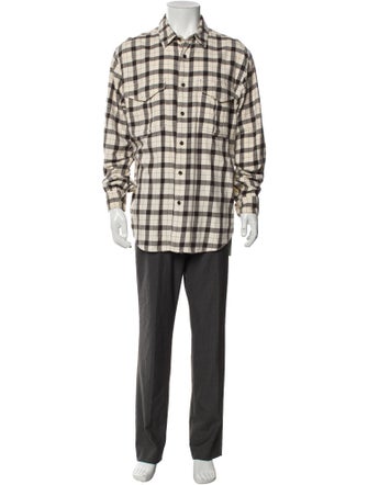 Filson Plaid Print Long Sleeve Shirt