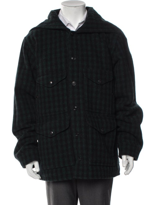 Filson Wool Plaid Print Utility Jacket