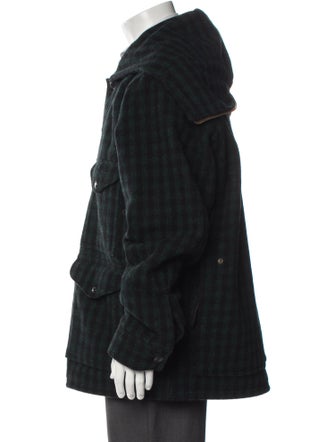 Filson Wool Plaid Print Utility Jacket