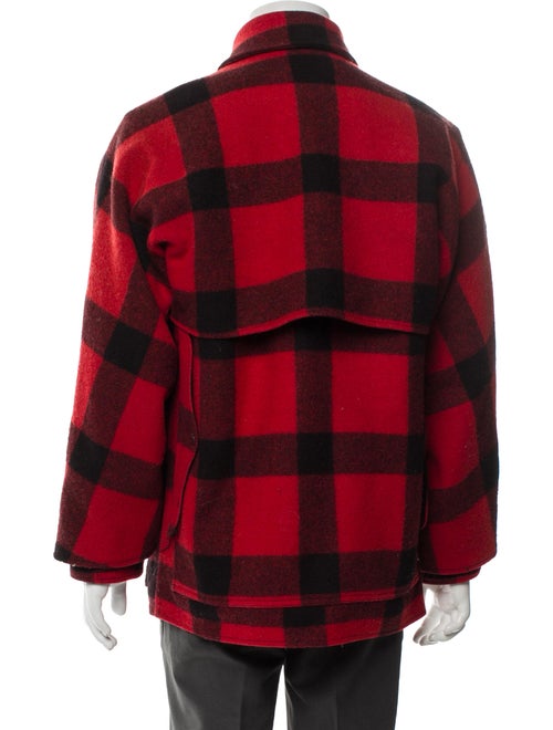 Filson Virgin Wool Plaid Print Utility Jacket