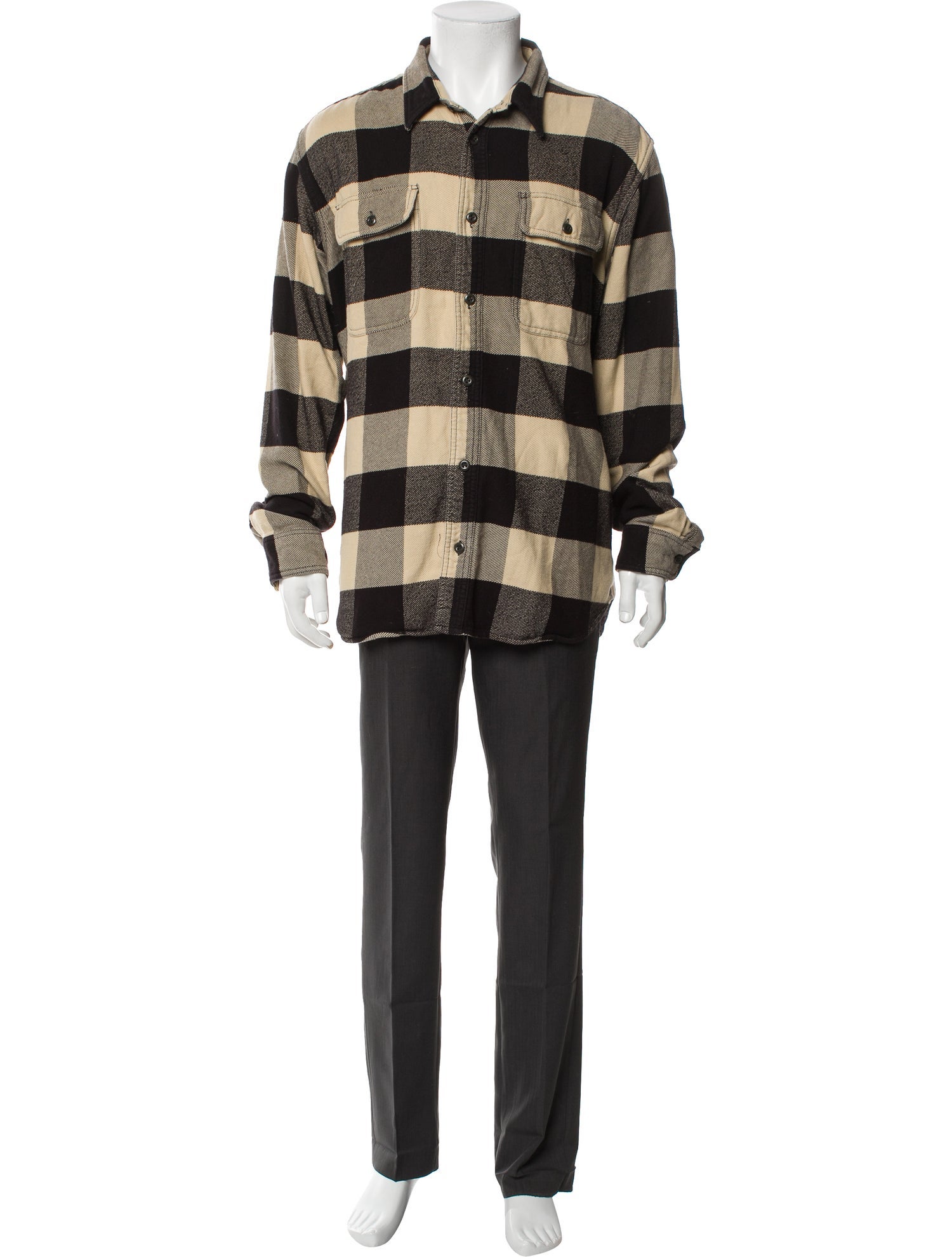 Filson Plaid Print Long Sleeve Shirt