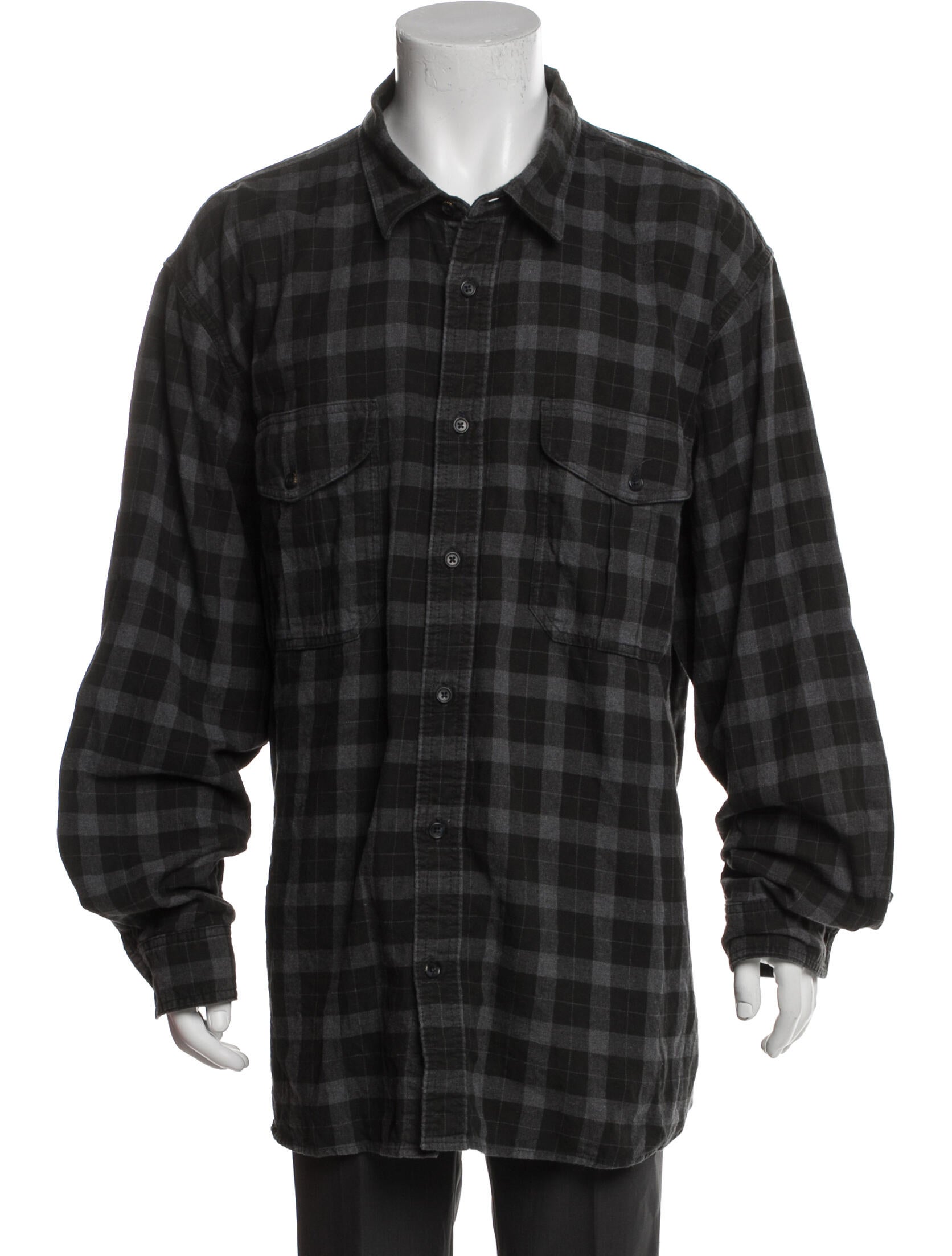 Filson Plaid Print Long Sleeve Shirt