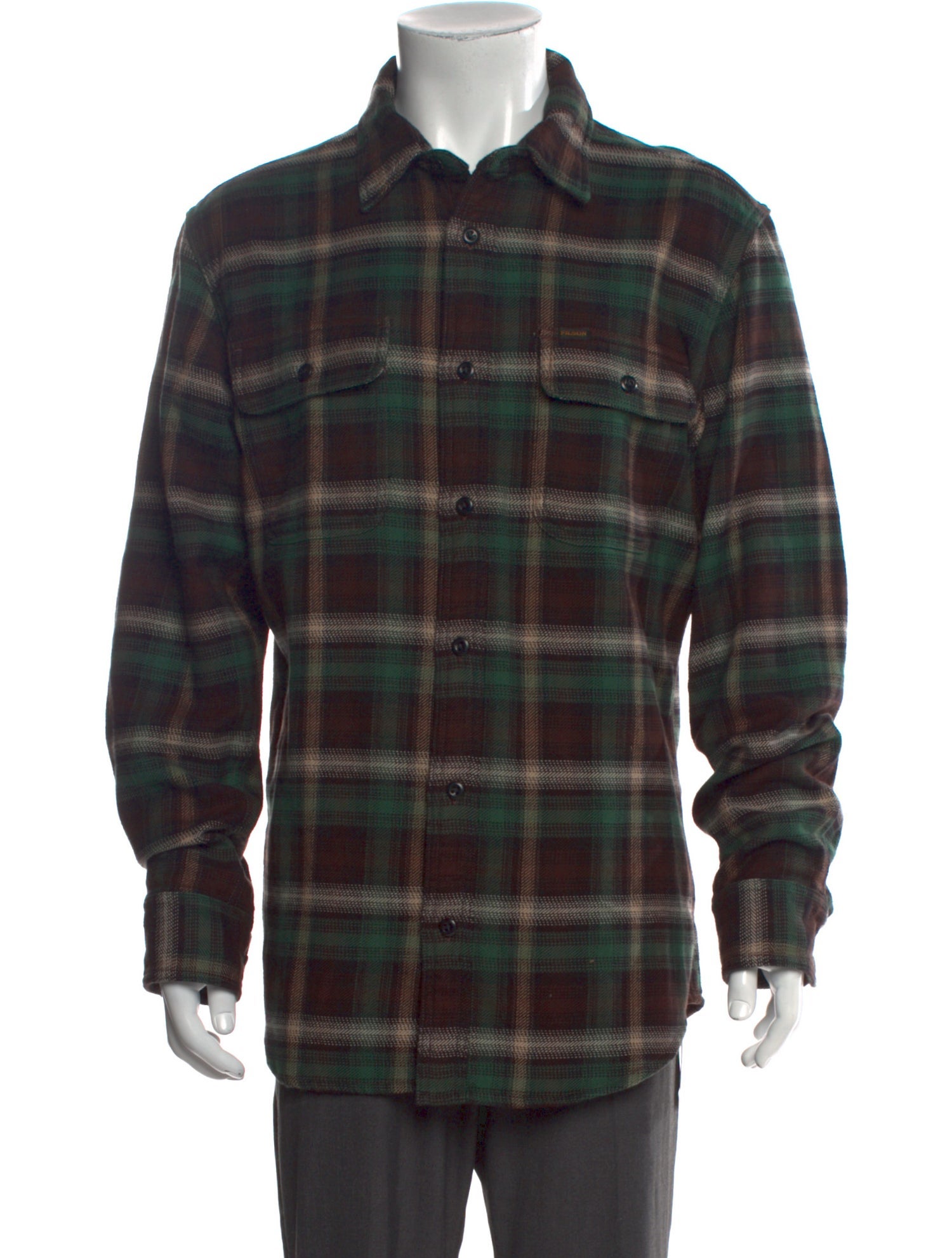 Filson Plaid Print Long Sleeve Shirt