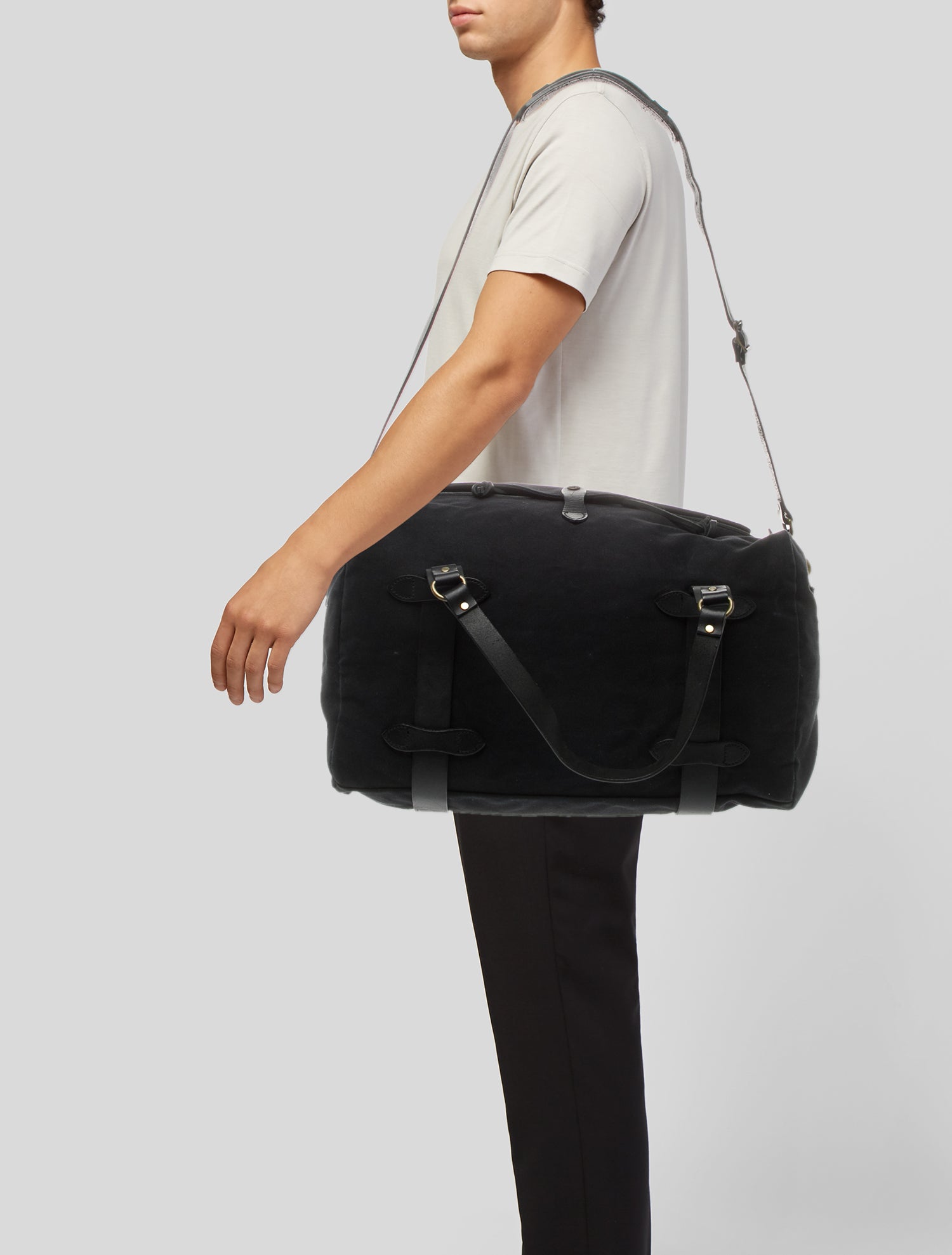 Filson Mens black carry on