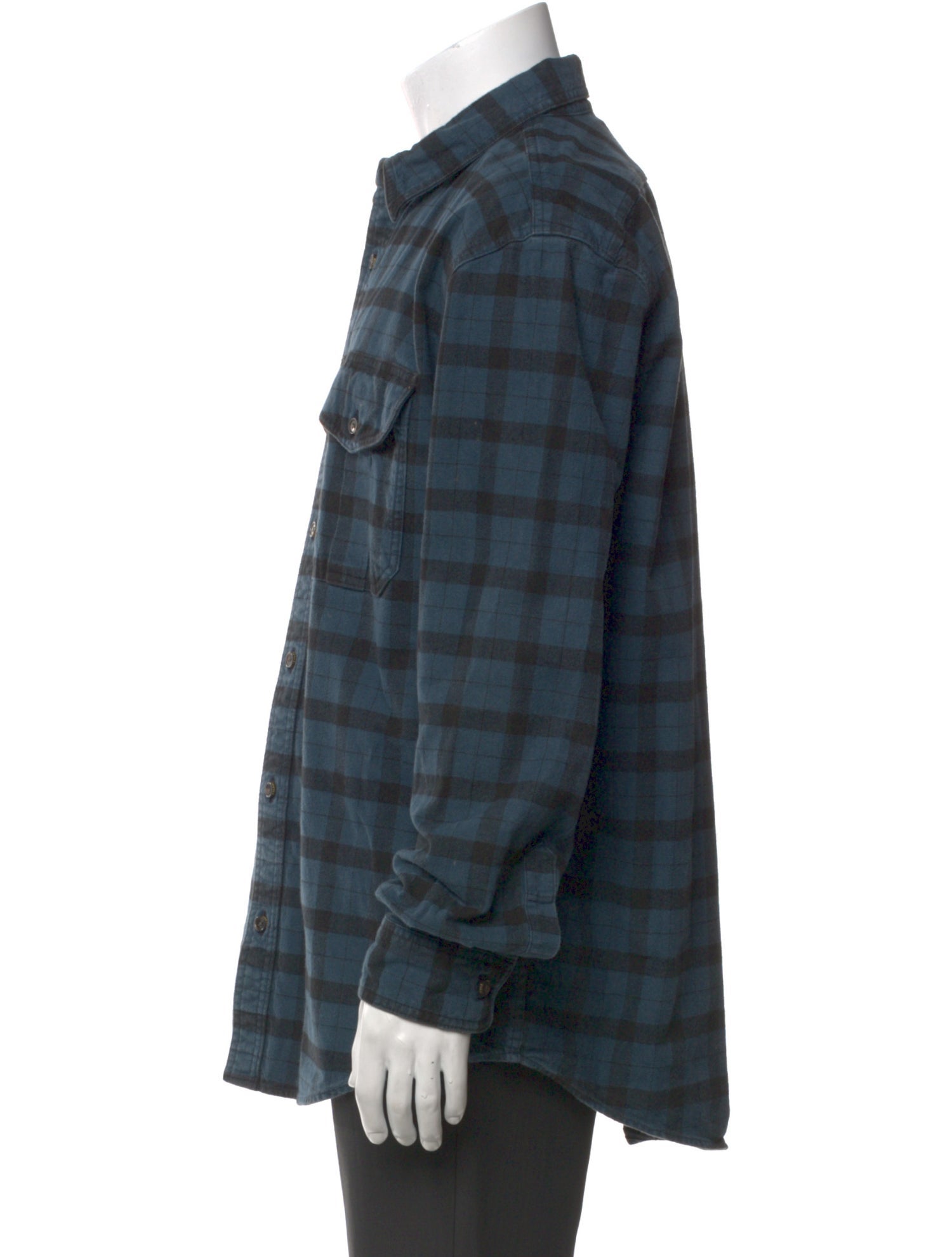 Filson Plaid Print Long Sleeve Western Shirt