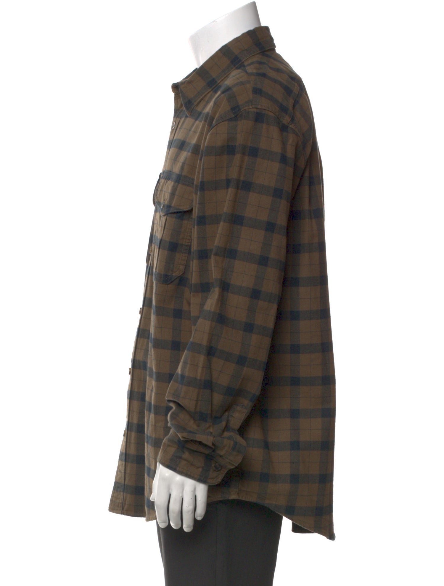 Filson Plaid Print Long Sleeve Western Shirt