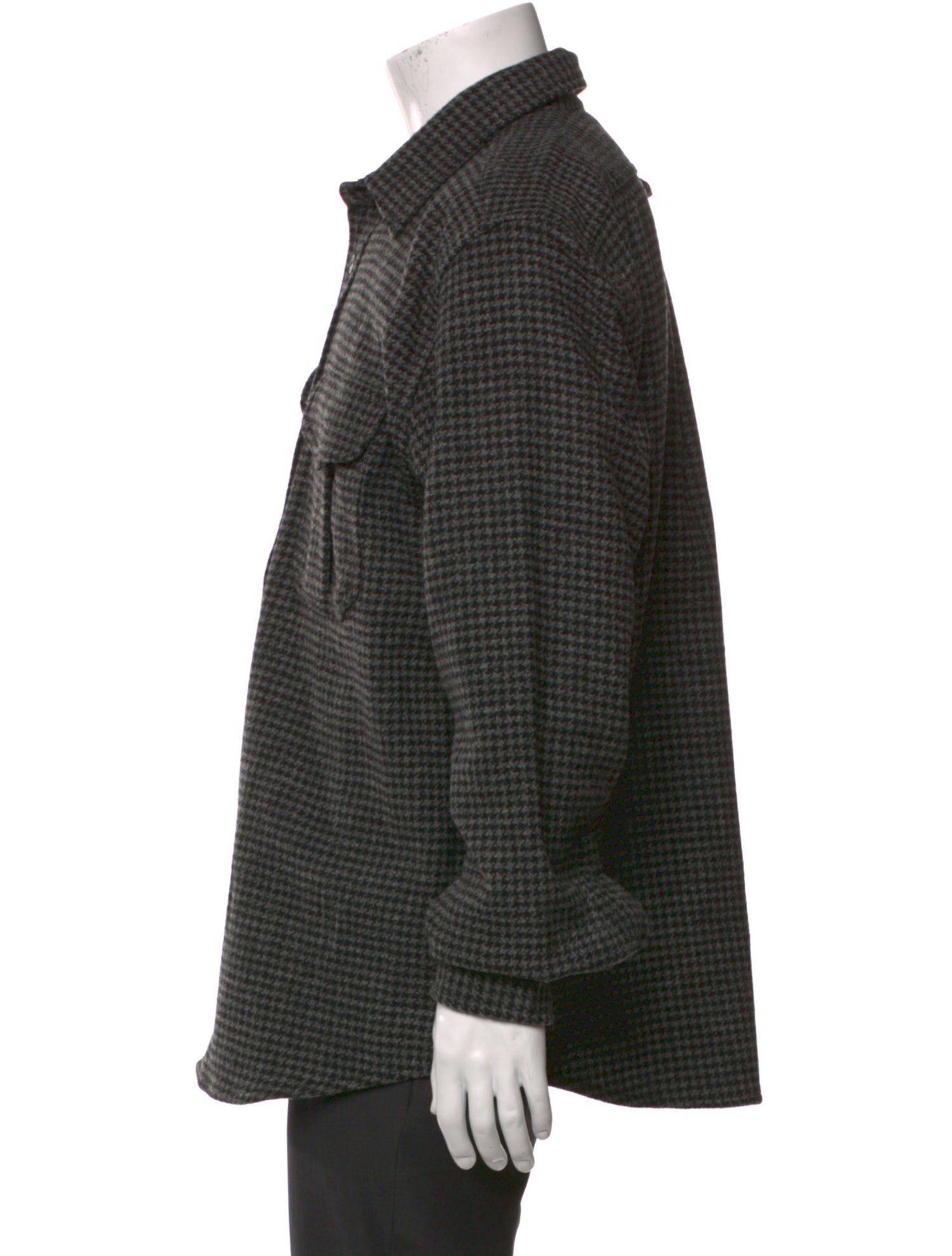 Filson Virgin Wool Houndstooth Print Shirt