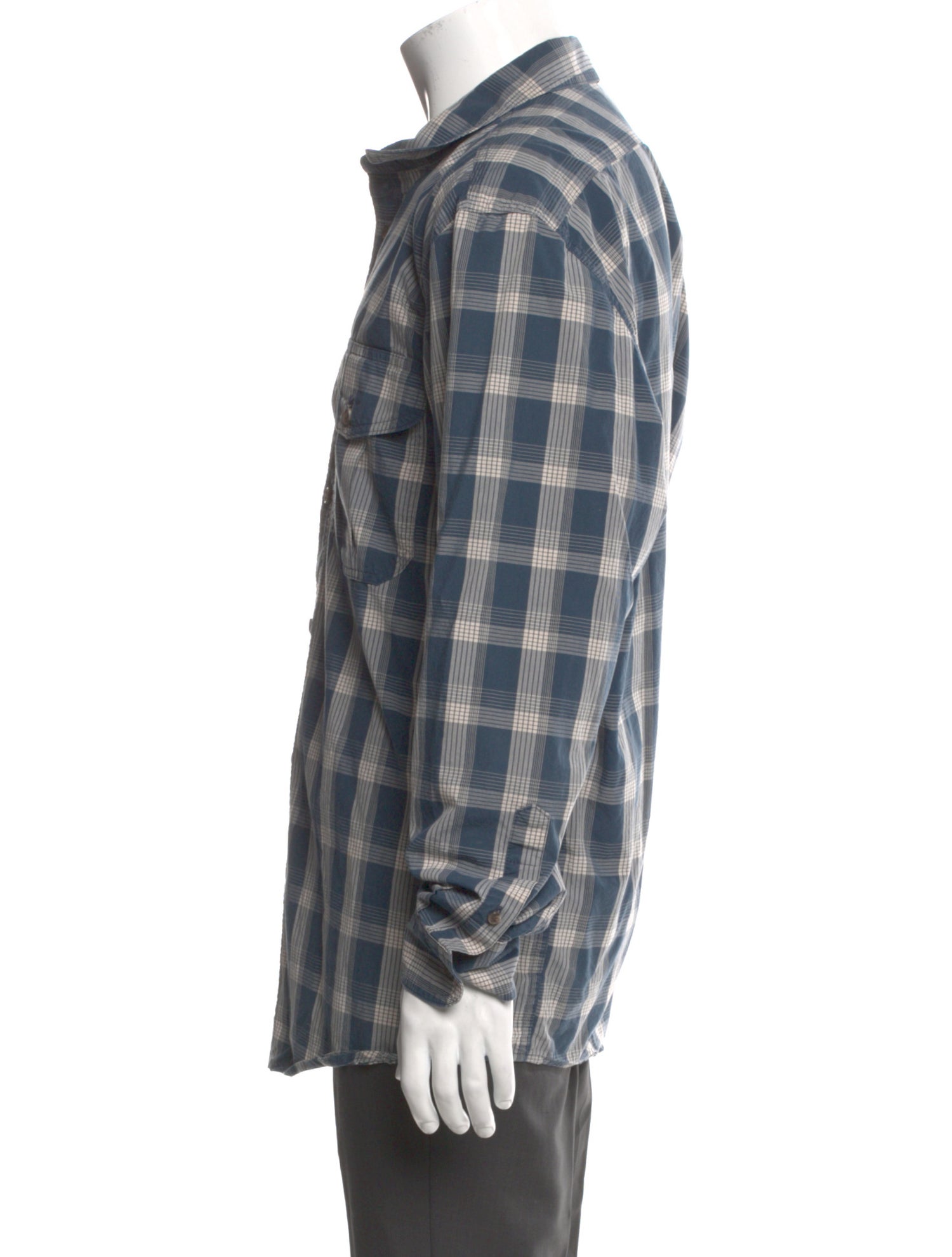 Filson Plaid Print Long Sleeve Western Shirt