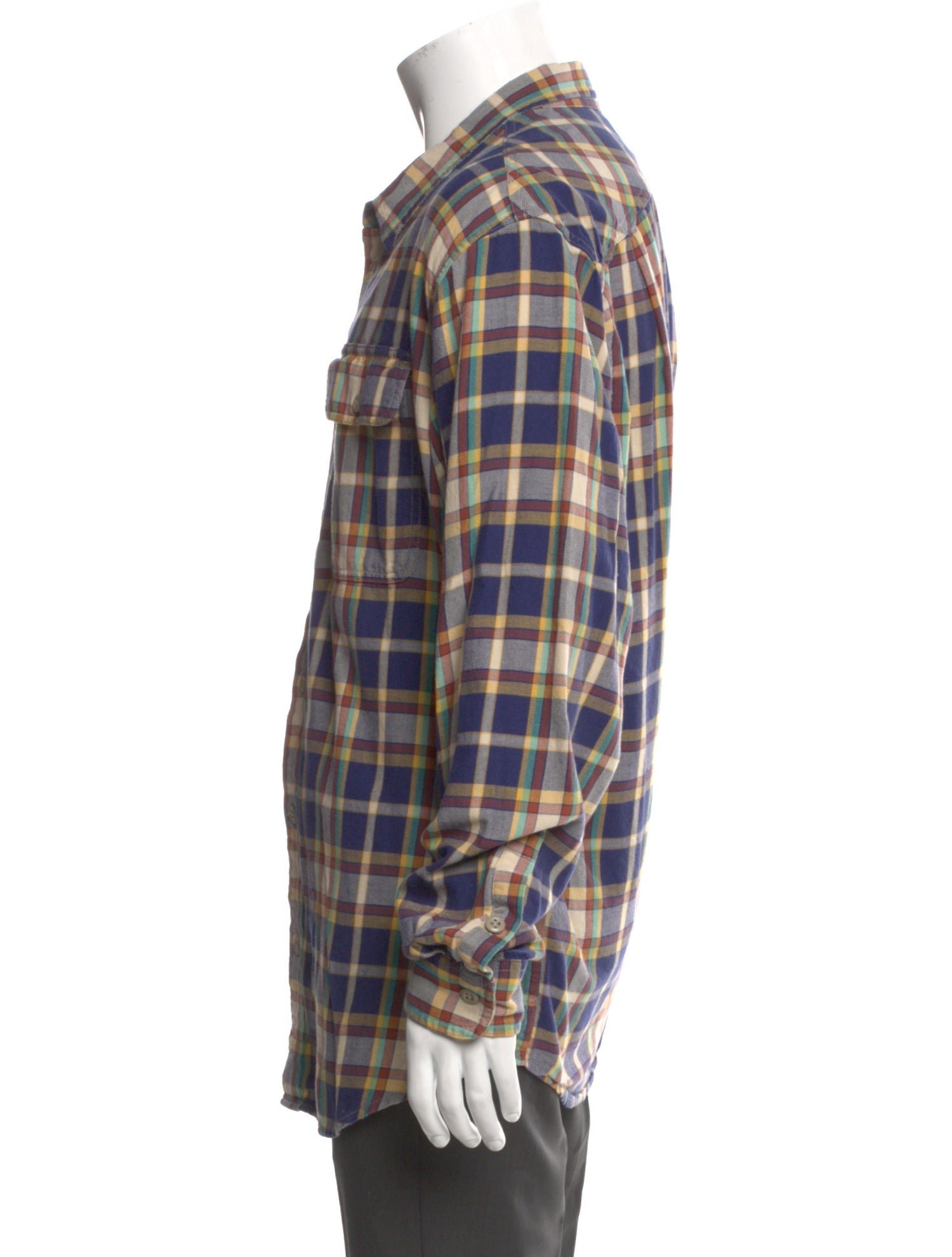 Filson Plaid Print Long Sleeve Western Shirt