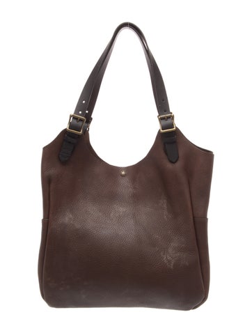 Pre-owned Filson Leather Hobo In Brown