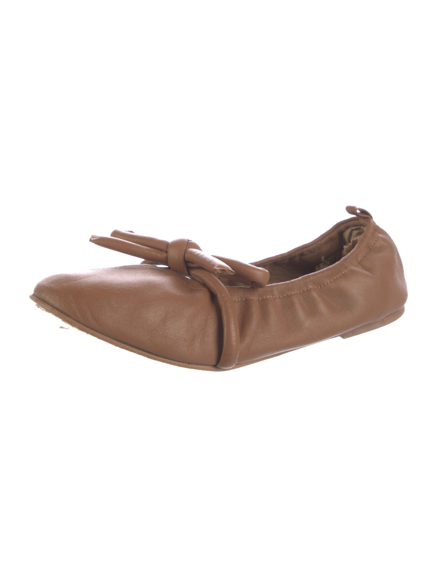 Flattered Leather Ballet Flats