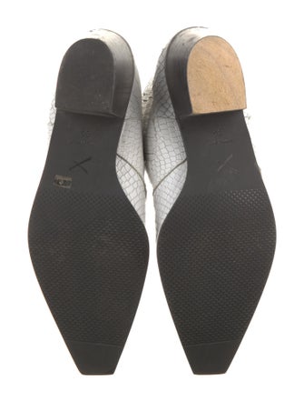 Flattered Snakeskin Animal Print Western Boots