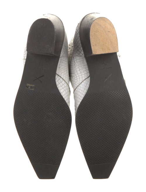 Flattered Snakeskin Animal Print Western Boots