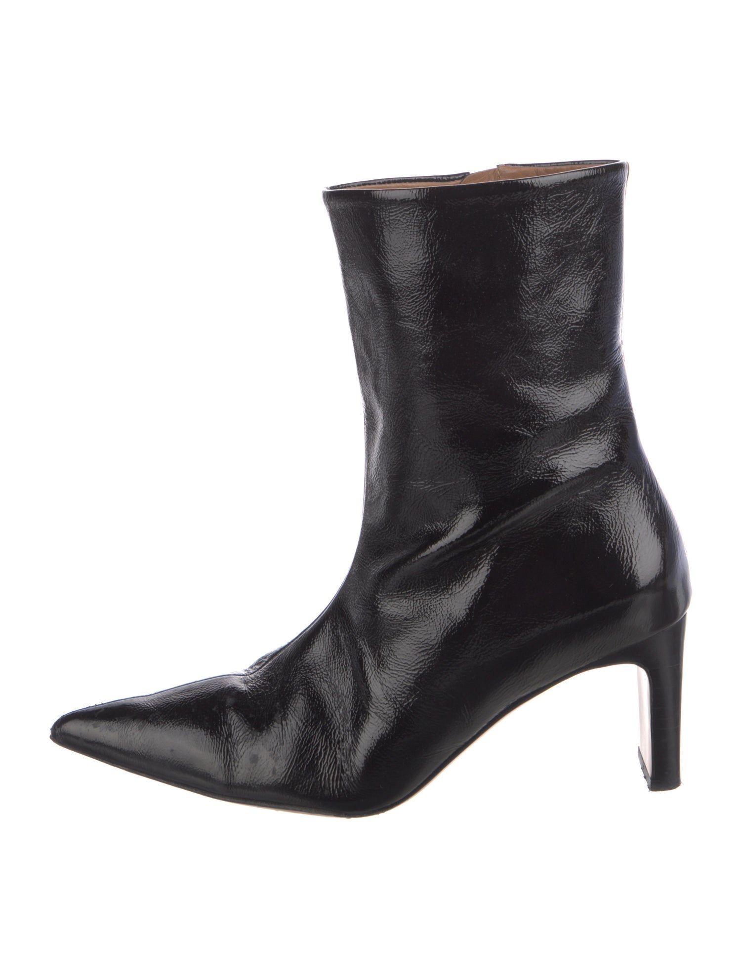 Flattered Patent Leather Boots
