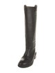 Flattered Leather Riding Boots