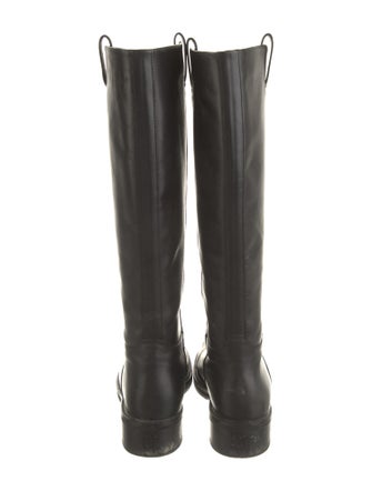 Flattered Leather Riding Boots