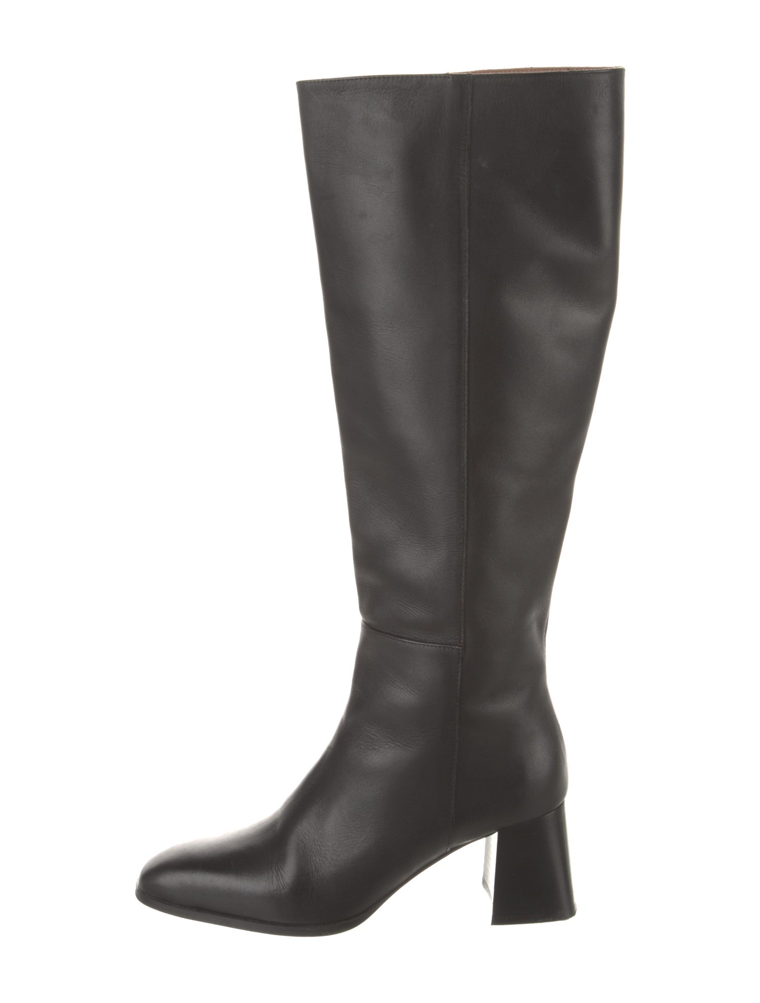 Flattered Leather Riding Boots