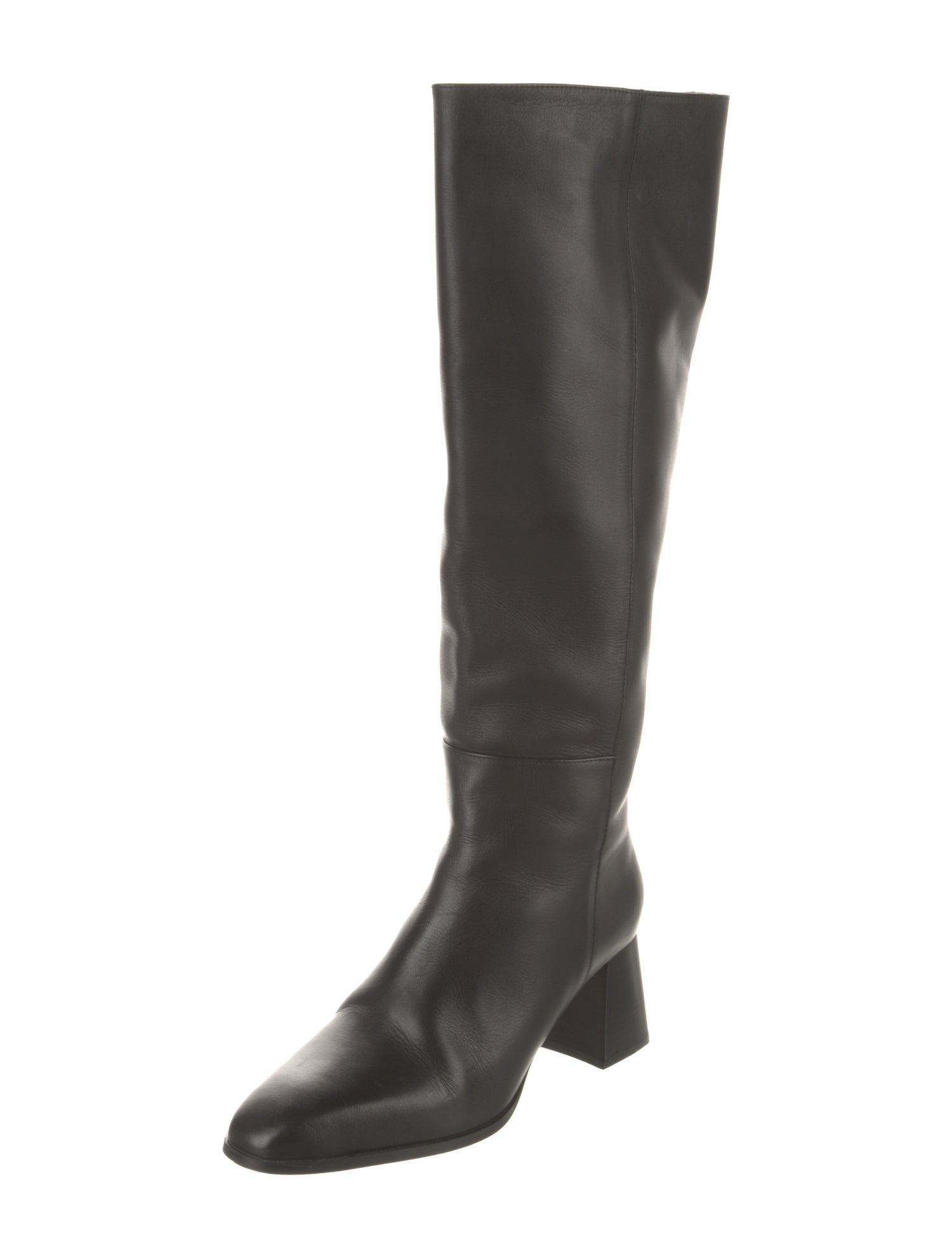 Flattered Leather Riding Boots