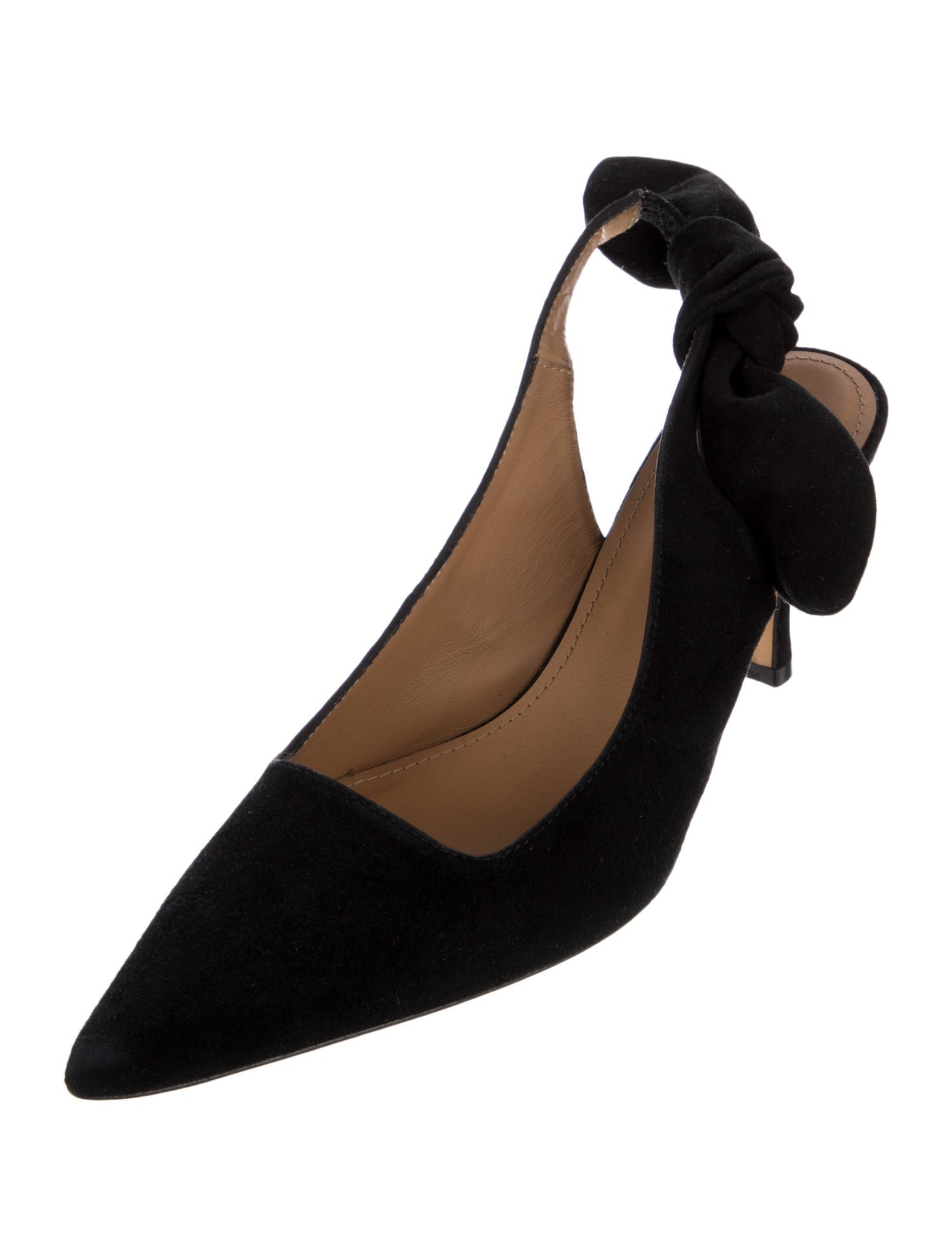 Flattered Suede Black Pumps