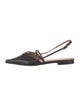 Flattered Leather Slingback Flats