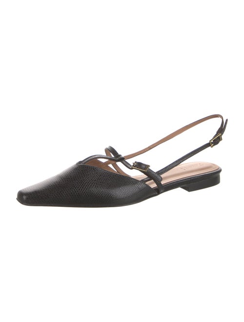 Flattered Leather Slingback Flats